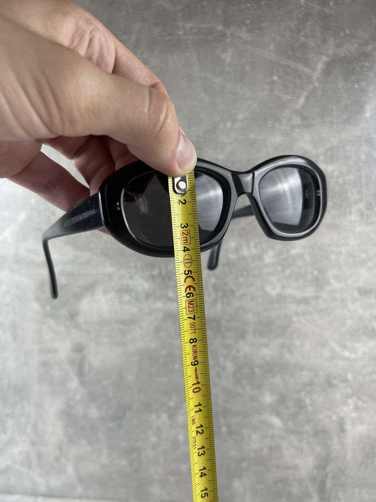 Dolce & Gabbana Dolce & Gabbana DG Black Oval Sunglasses 90s Y2K Unisex Size ONE SIZE - 11 Thumbnail