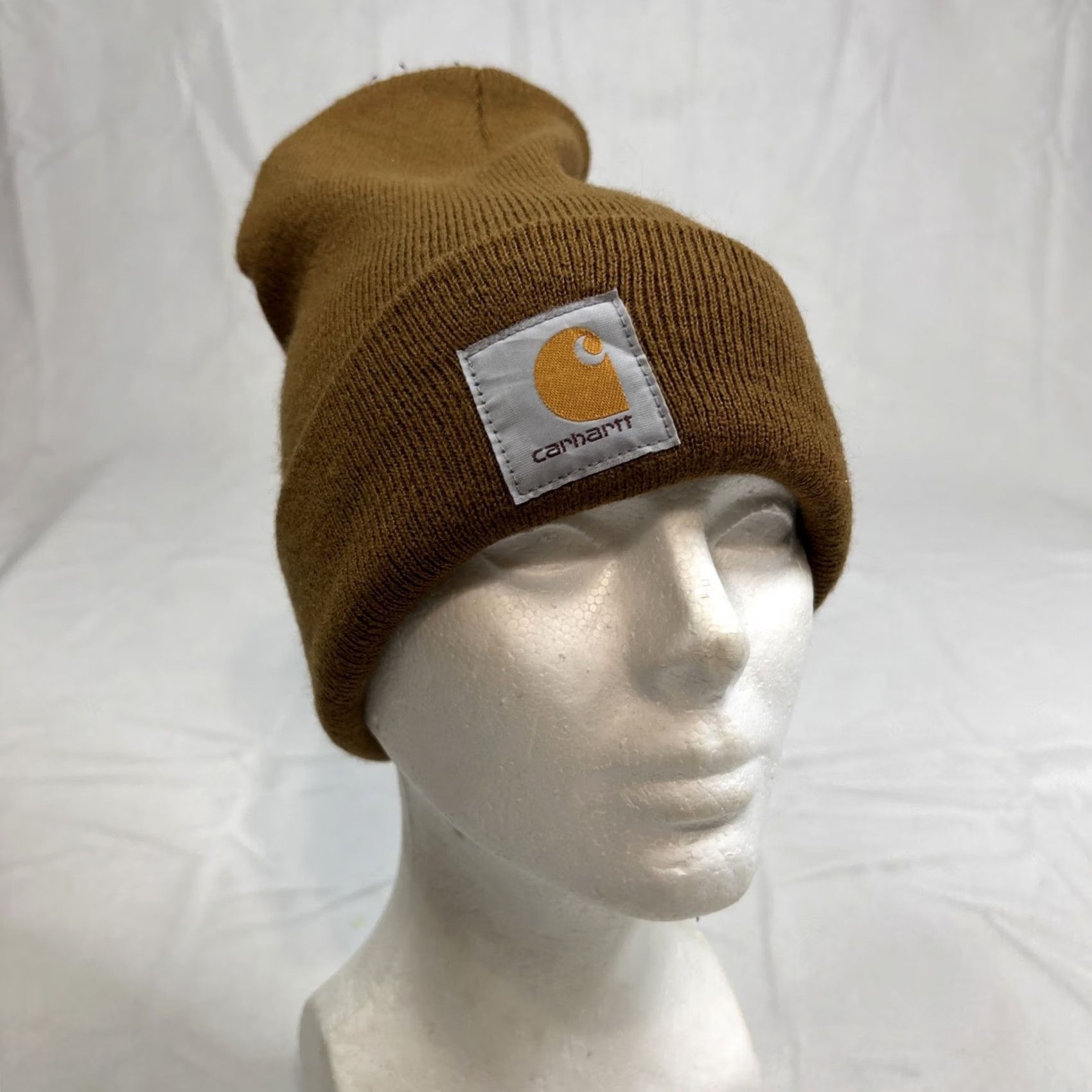 Carhartt Carhartt A18 Men's Acrylic Watch Hat - Brown One Size Knit Reversible Beanie Mens Winter Fall Spring Casual Outdoor Size ONE SIZE - 2 Thumbnail