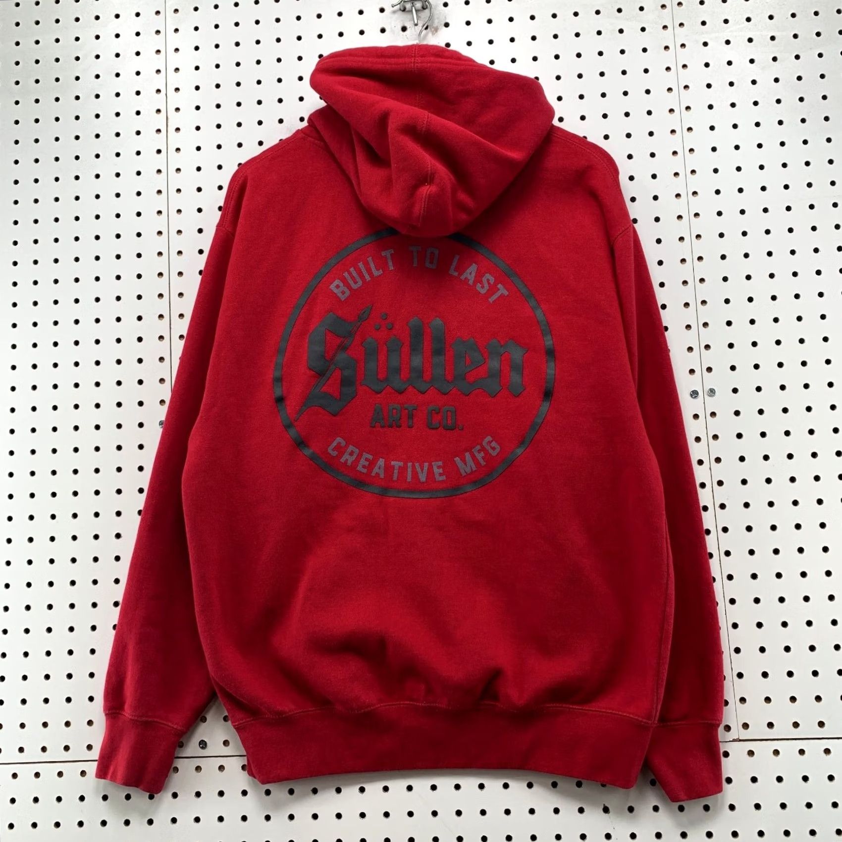 Vintage Sullen Hoodie Sweatshirt Mens Medium Red Art Collective Hooded Pullover Size US M / EU 48-50 / 2 - 2 Thumbnail