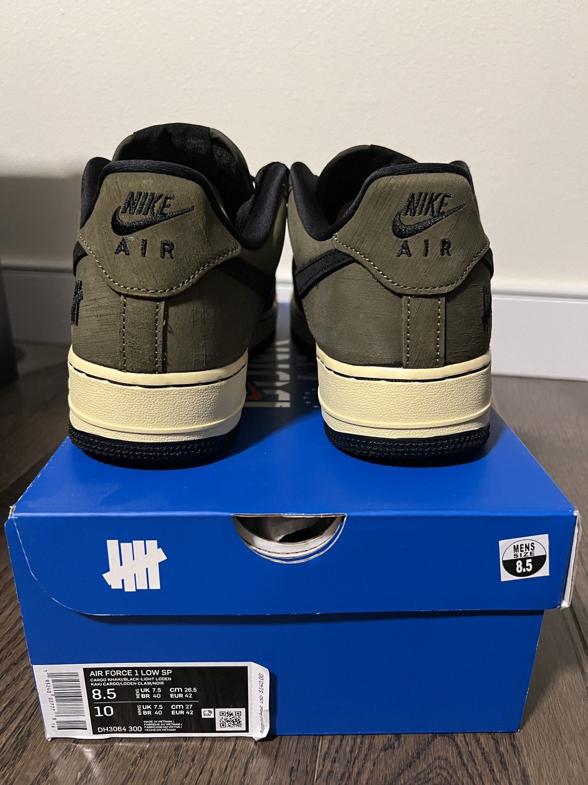 Other 2021 NIKE AIR FORCE 1 X UNDEFEATED BALLISTIC Size US 8.5 / EU 41-42 - 4 Thumbnail