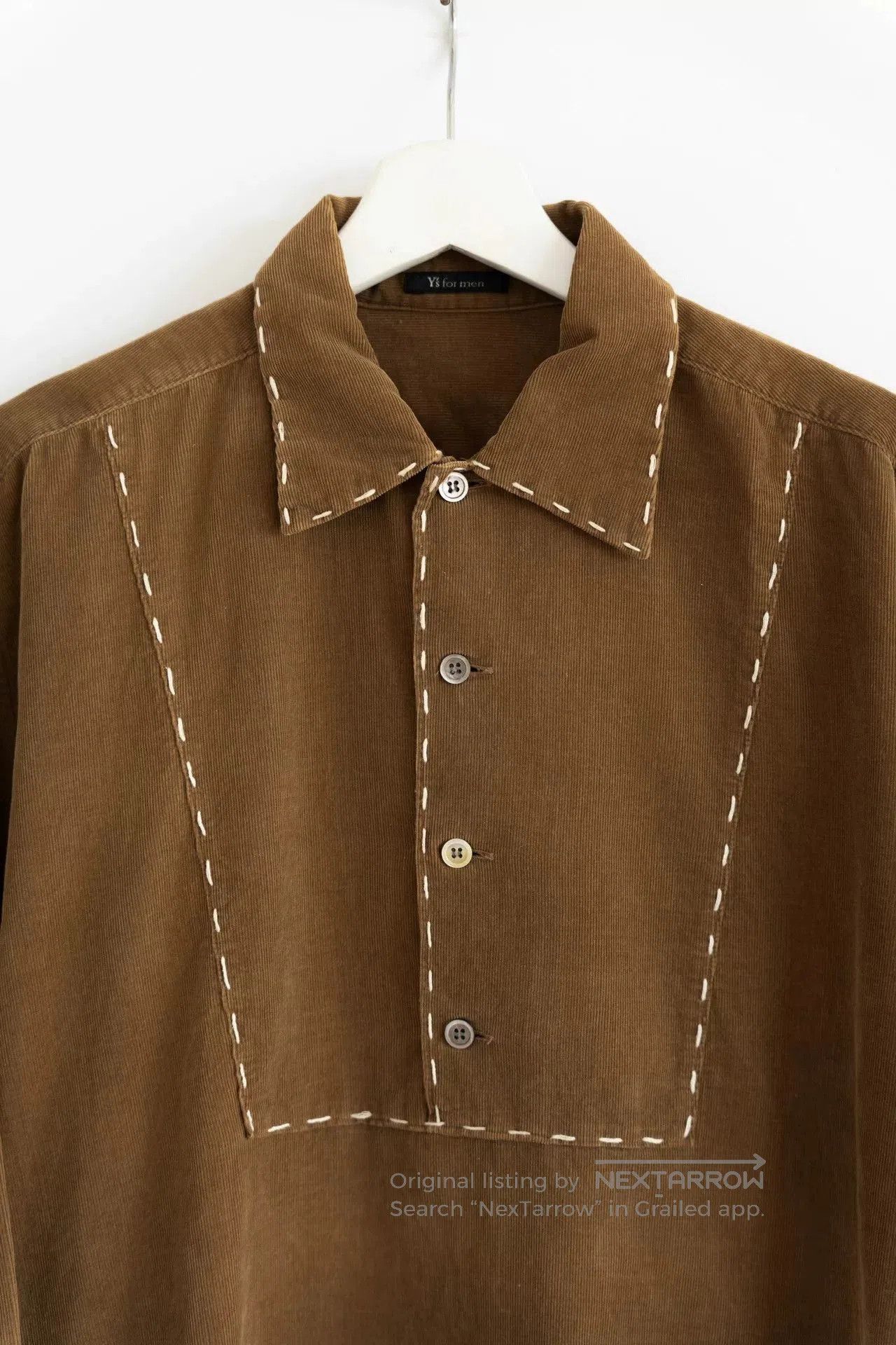 Y's for Men yohji yamamoto 90s corduroy shirt. Size US M / EU 48-50 / 2 - 3 Thumbnail