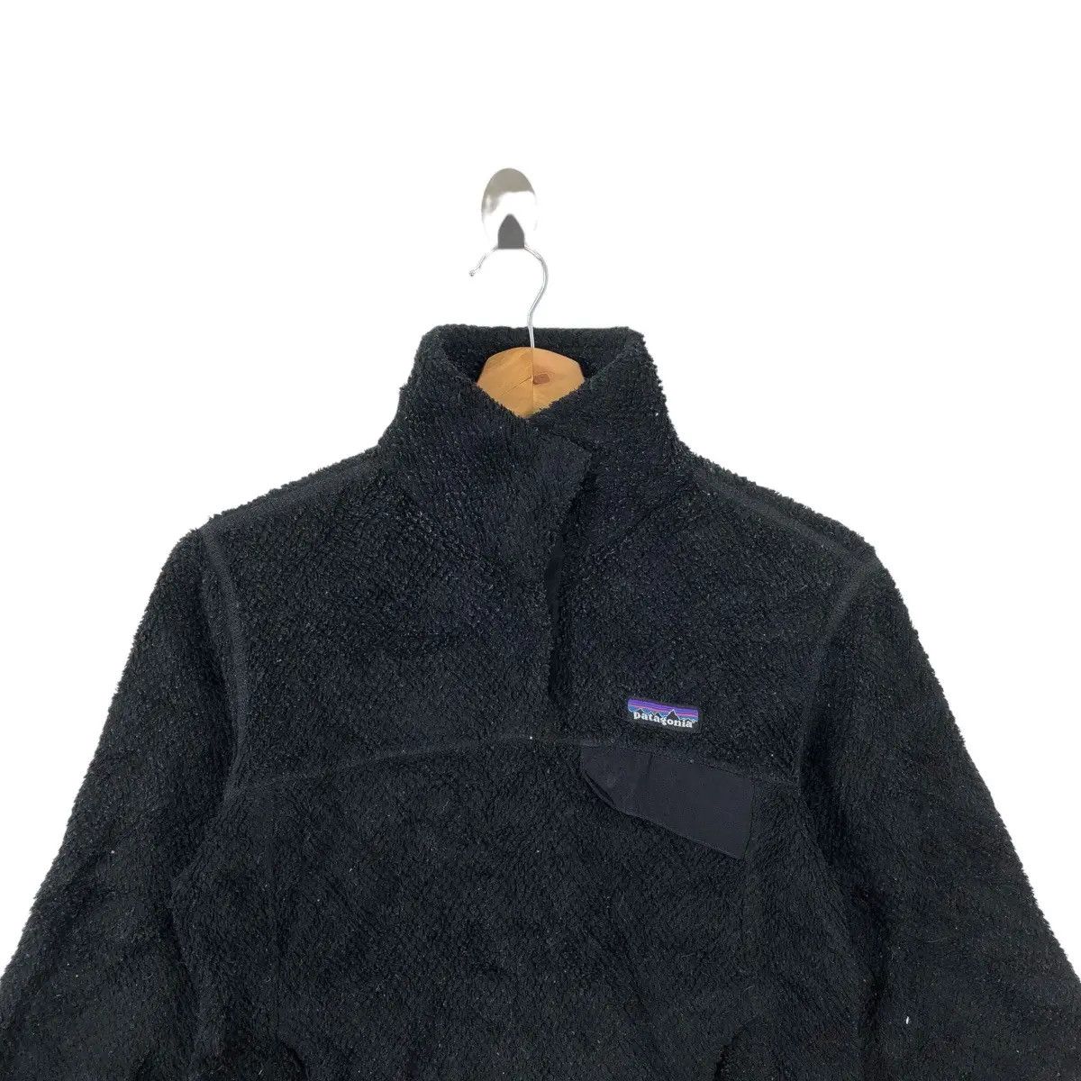 Patagonia Vtg PATAGONIA USA OUTDOOR Deep Pile Sherpa Fleece Jack Size S / US 4 / IT 40 - 4 Thumbnail