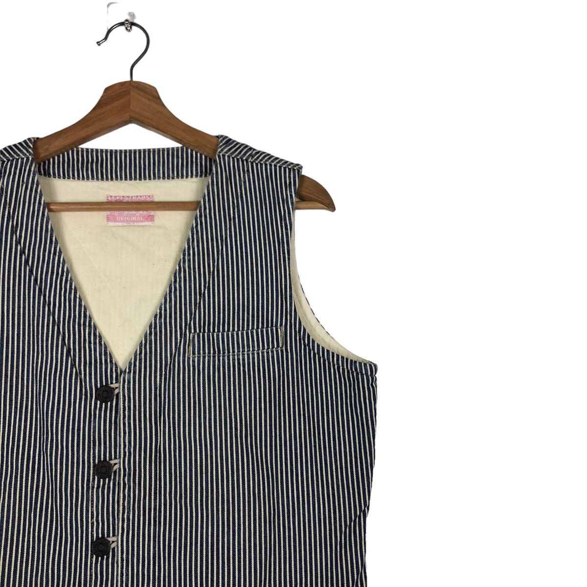 Levi's 🔥Vintage Waist Coats Hickory Striped Levi’s Size US M / EU 48-50 / 2 - 6 Thumbnail
