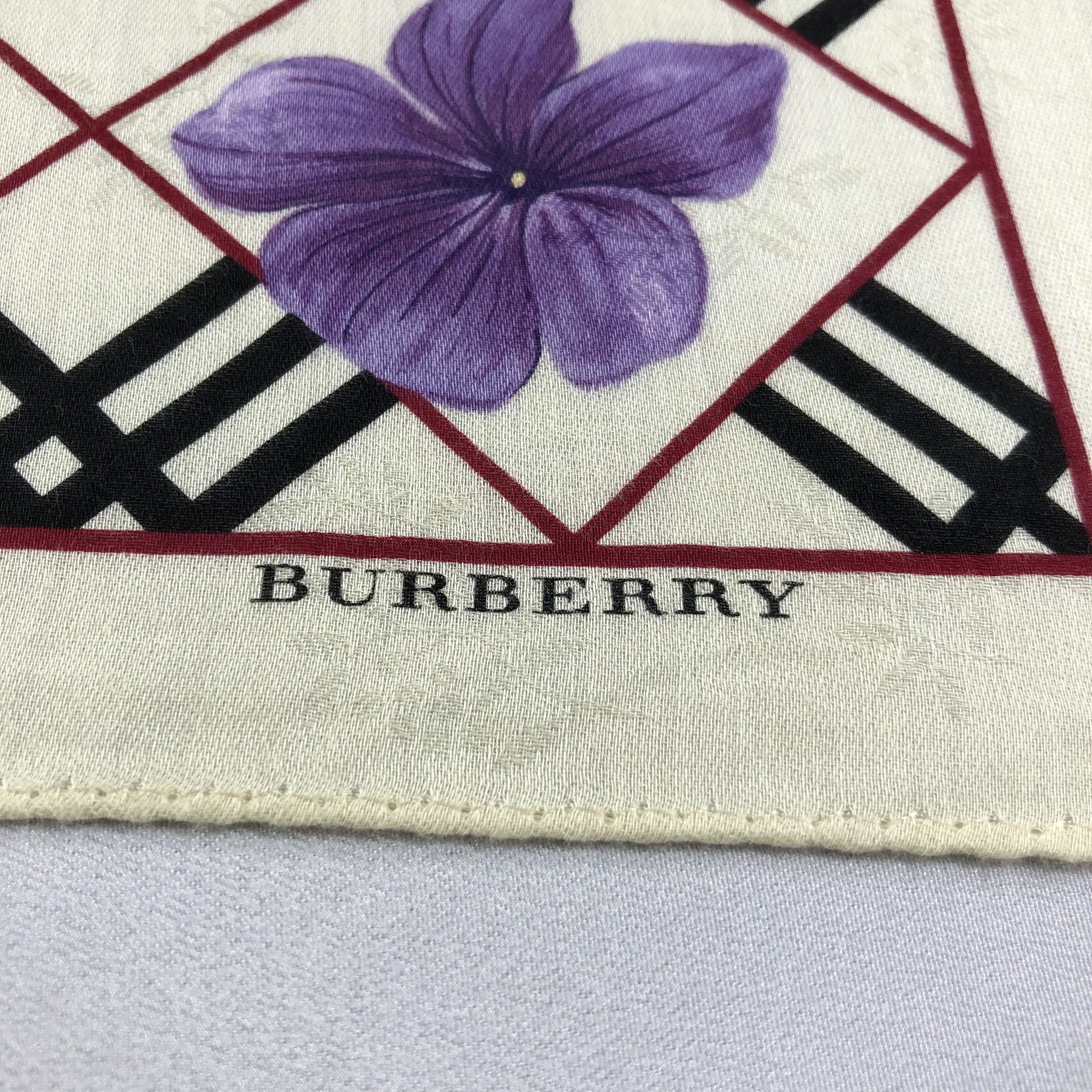 Burberry Burberry Handkerchief Neckerchief Bandana H2127 Size ONE SIZE - 4 Thumbnail