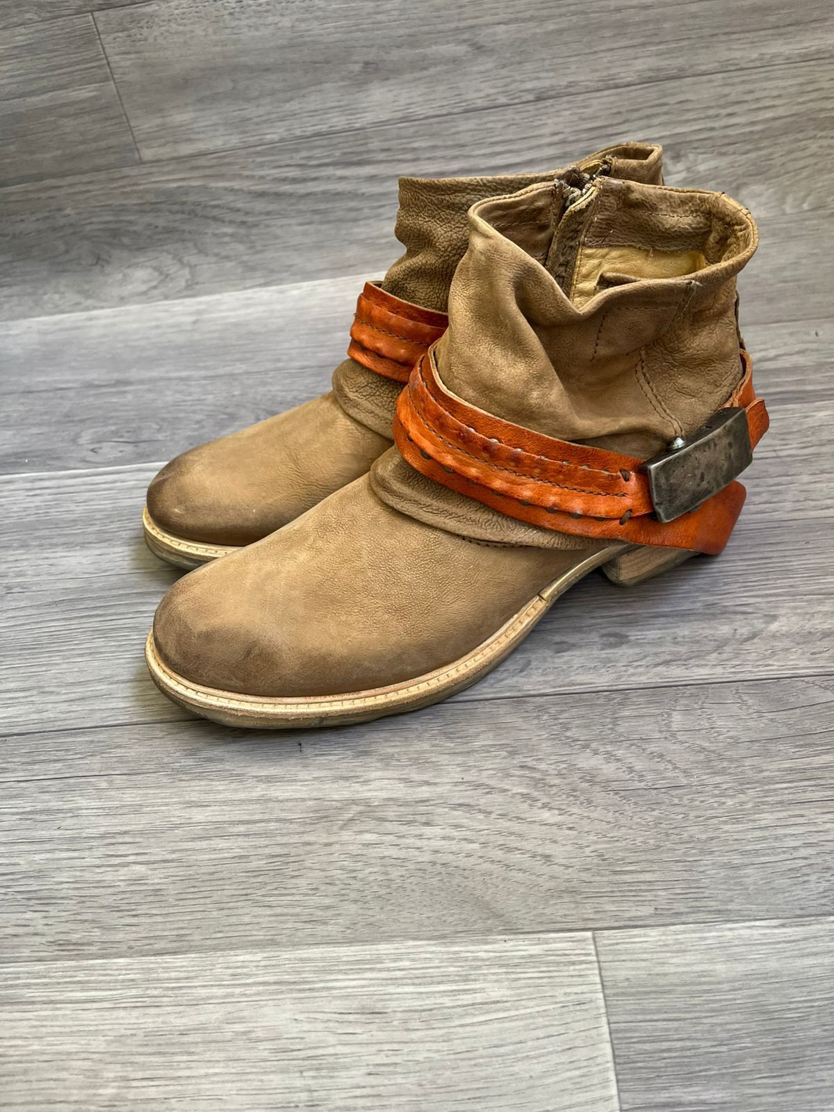 A.S.98 A.S.98 Airstep Avant- Garde Boho Biker Boots Sz41 Size US 8 / EU 41 - 9 Thumbnail