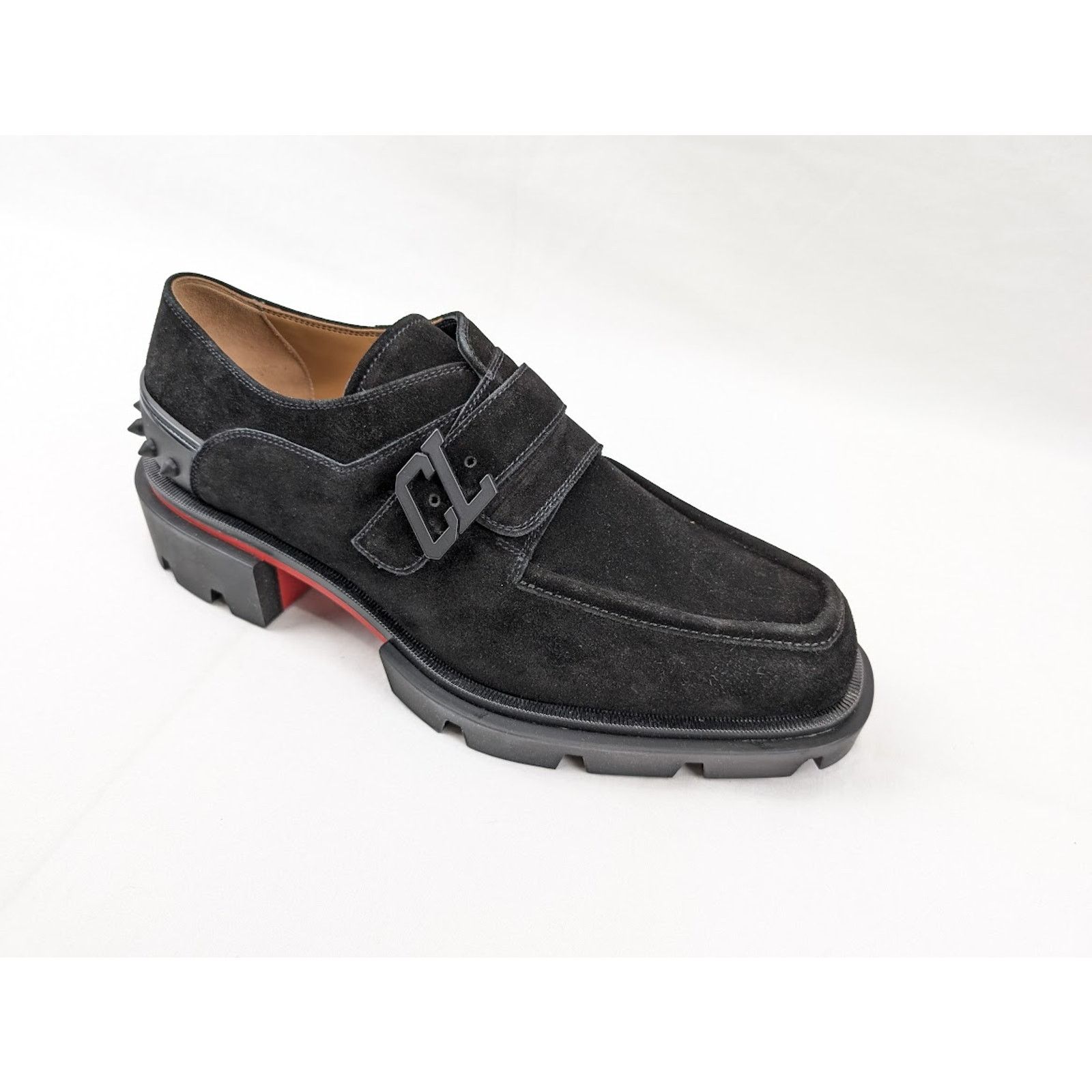 Christian Louboutin o1rshd1 Our Georges Flat Shoes in Black Size US 8 / EU 41 - 3 Thumbnail