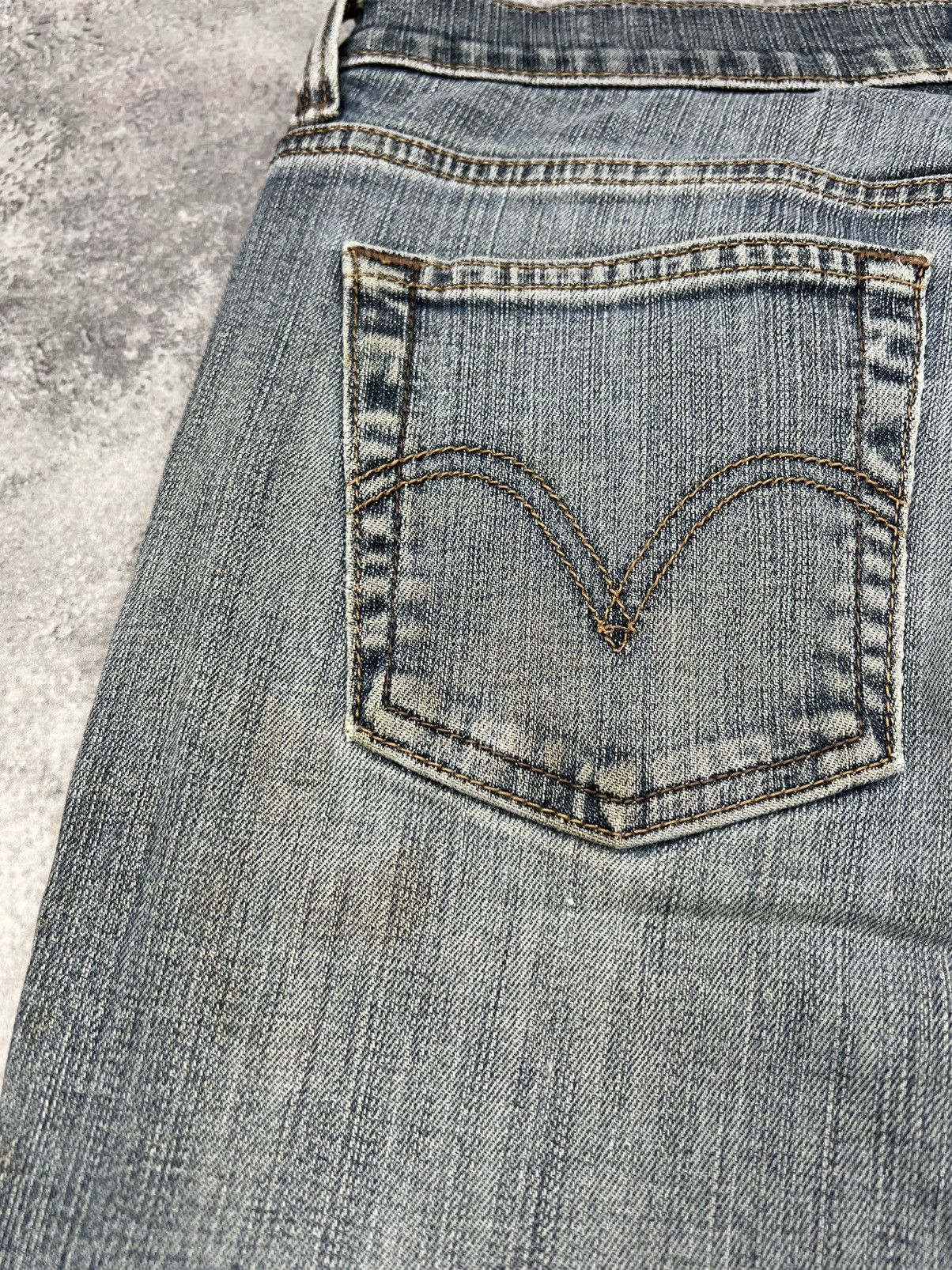 Levi's Vintage Levis Blue Denim Pants Jeans Flared Womens Size 27" / US 4 / IT 40 - 5 Thumbnail