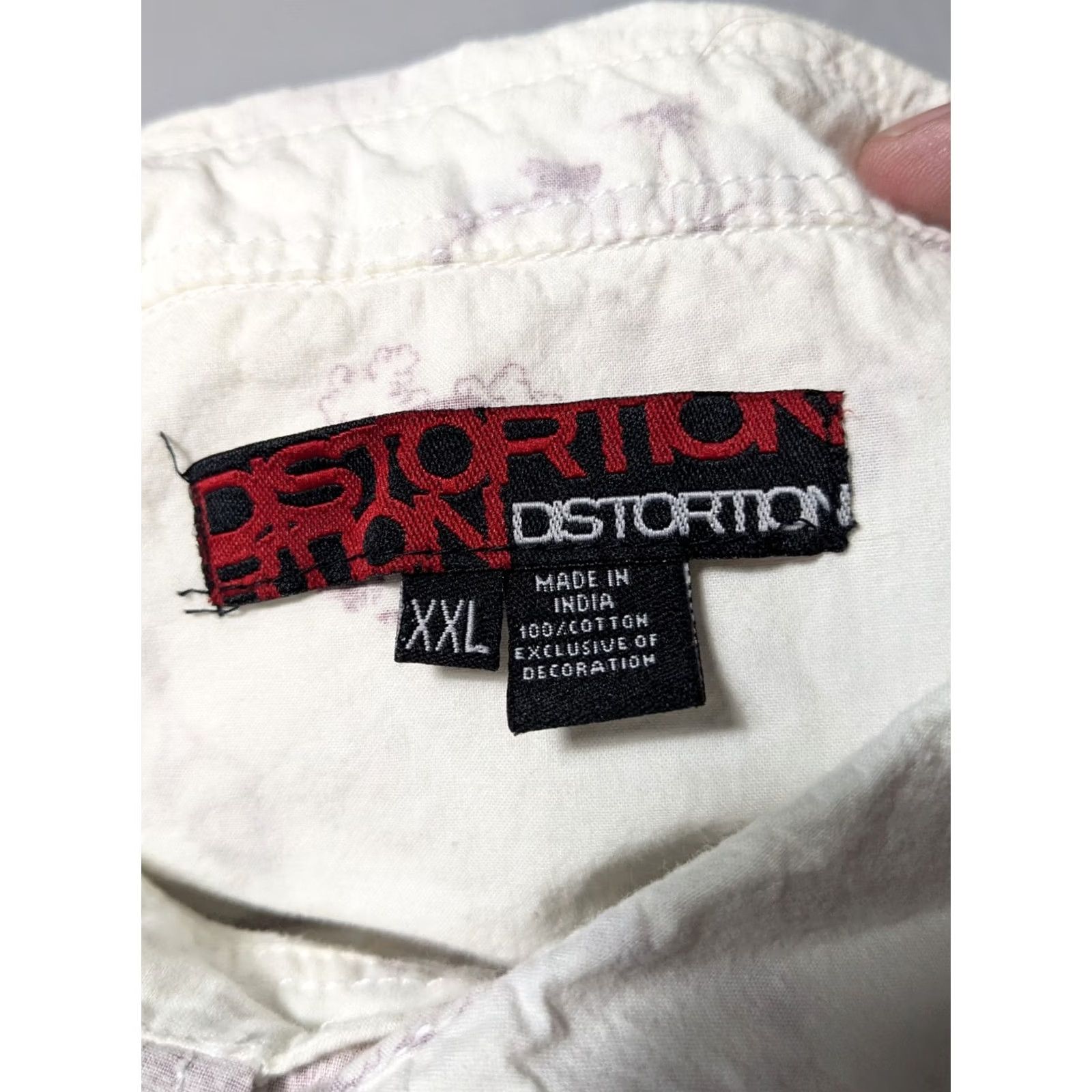 Off-White DISTORTION Men Shirt 2XL Cotton Off-White Moped Scooters Surfboard Reverse Print Shirt Size US XXL / EU 58 / 5 - 4 Thumbnail