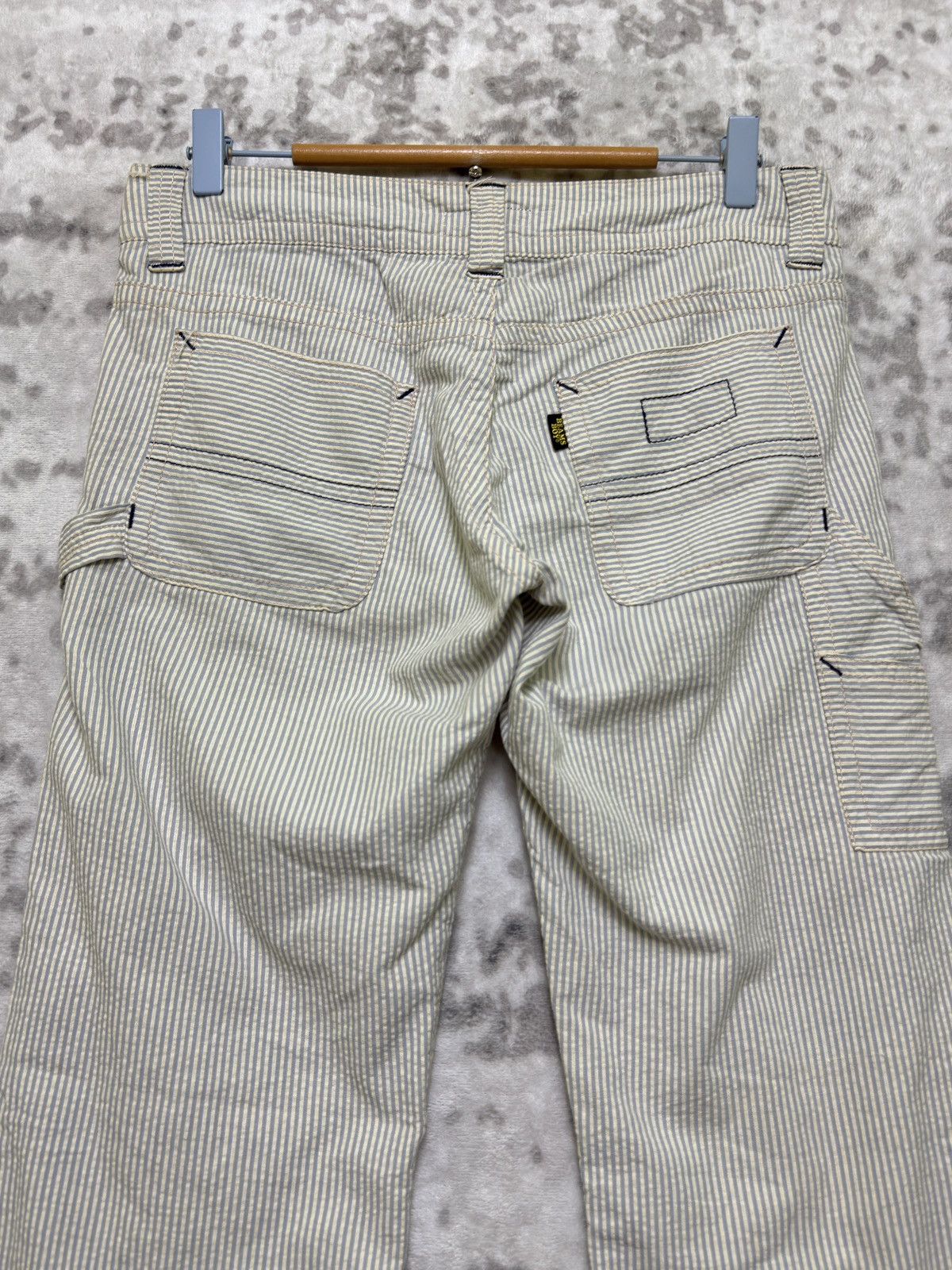 Beams Plus BEAMS BOY Pinstripe Carpenter Pants Japanese Workwear Size US 30 / EU 46 - 9 Thumbnail