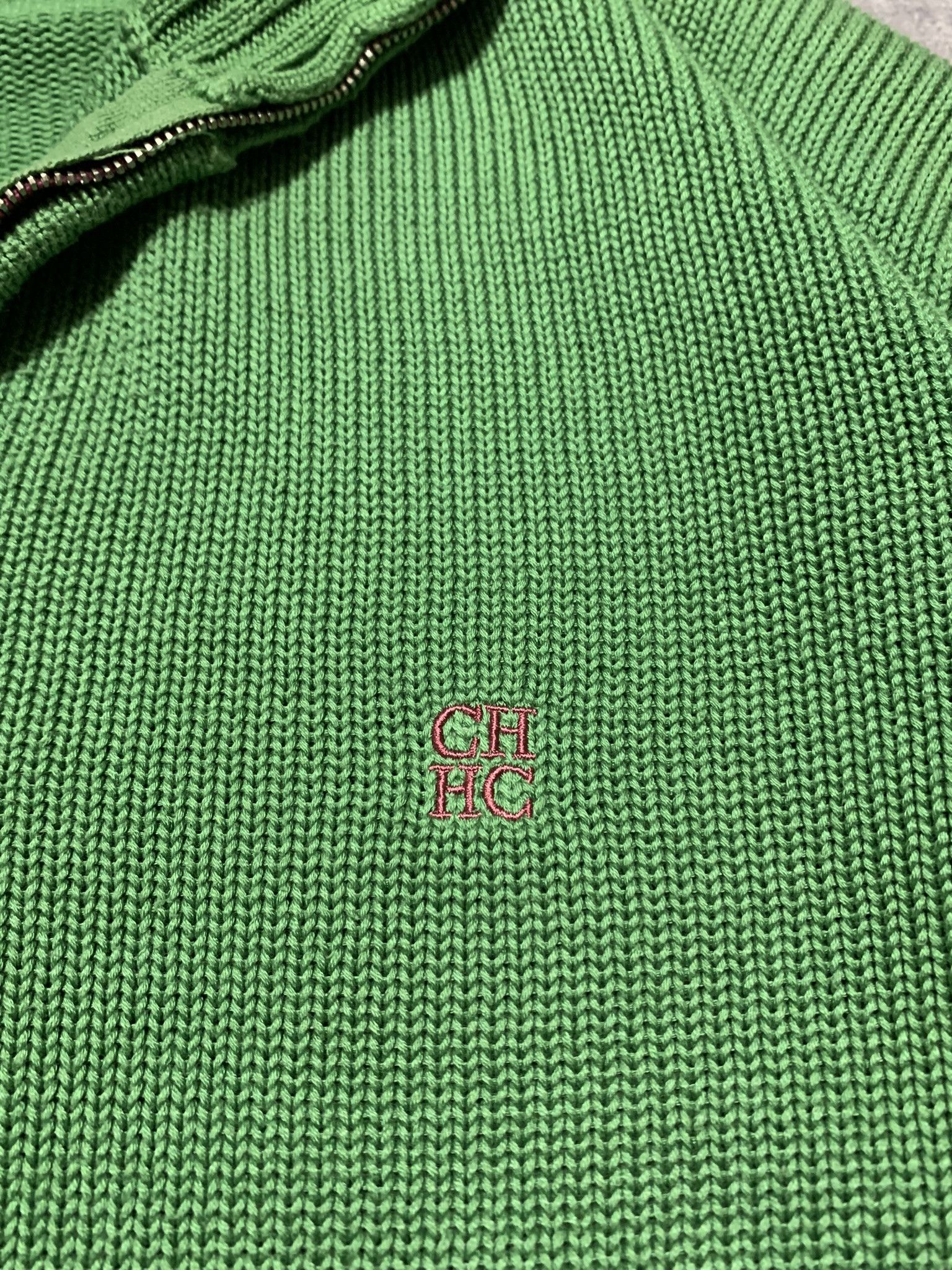 Carolina Herrera Carolina Herrera Green Full Zip Cardigan Men Size L Size US L / EU 52-54 / 3 - 5 Thumbnail