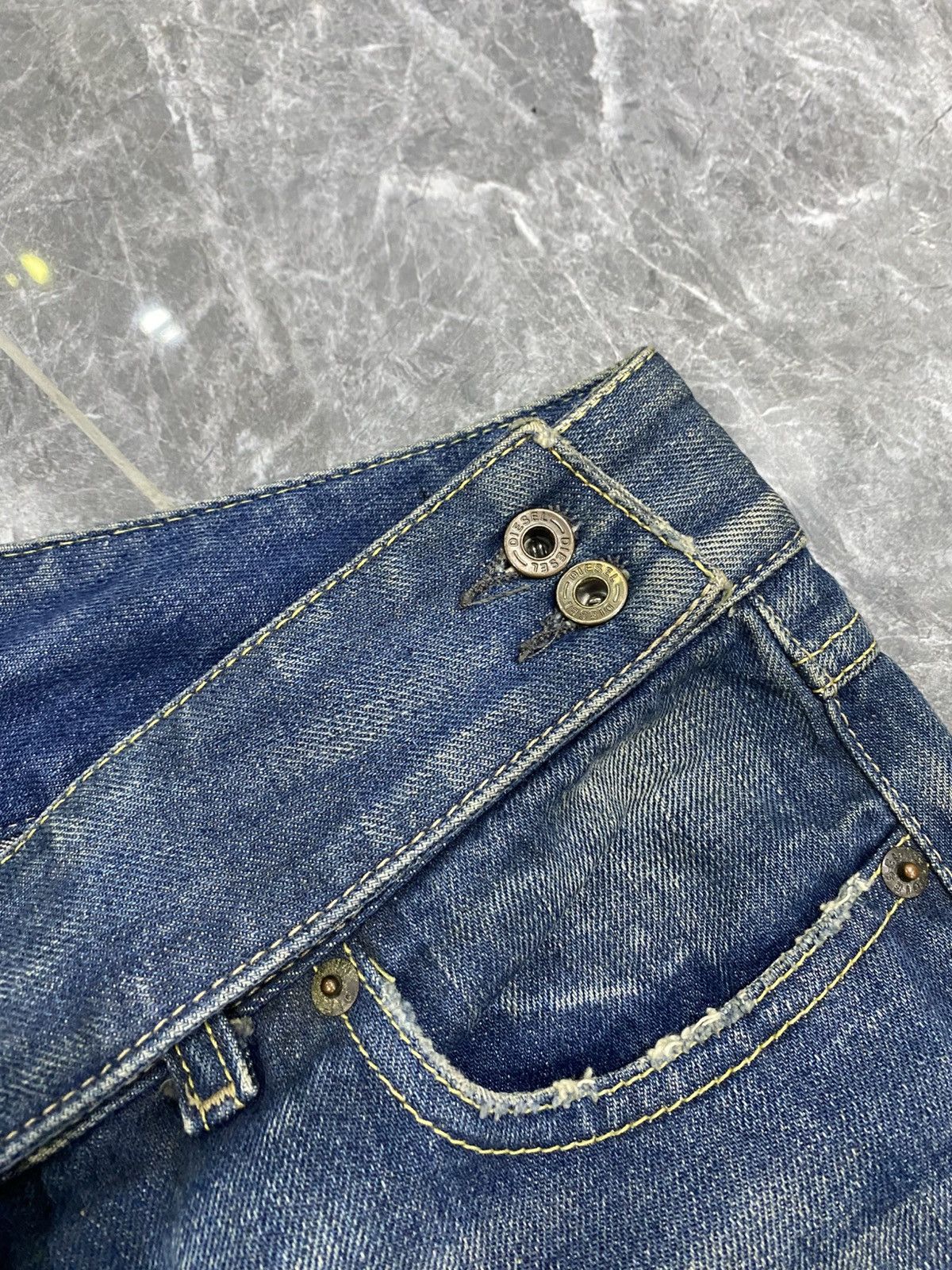 Diesel × Vintage Vintage Diesel Denim Selvedge Jeans Size US 30 / EU 46 - 6 Thumbnail