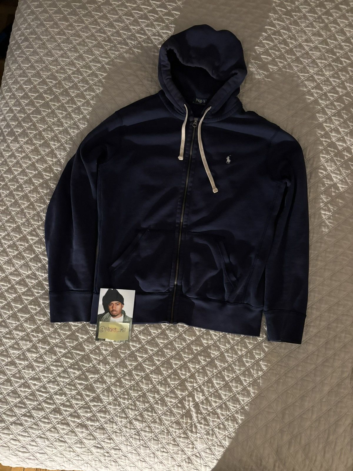 Polo Ralph Lauren zip up hoodie with white horse