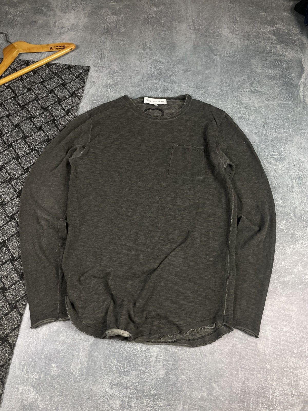 Japanese Brand Y2K longsleeve Young Poets Society Opium style streetwear Size US M / EU 48-50 / 2 - 8 Thumbnail