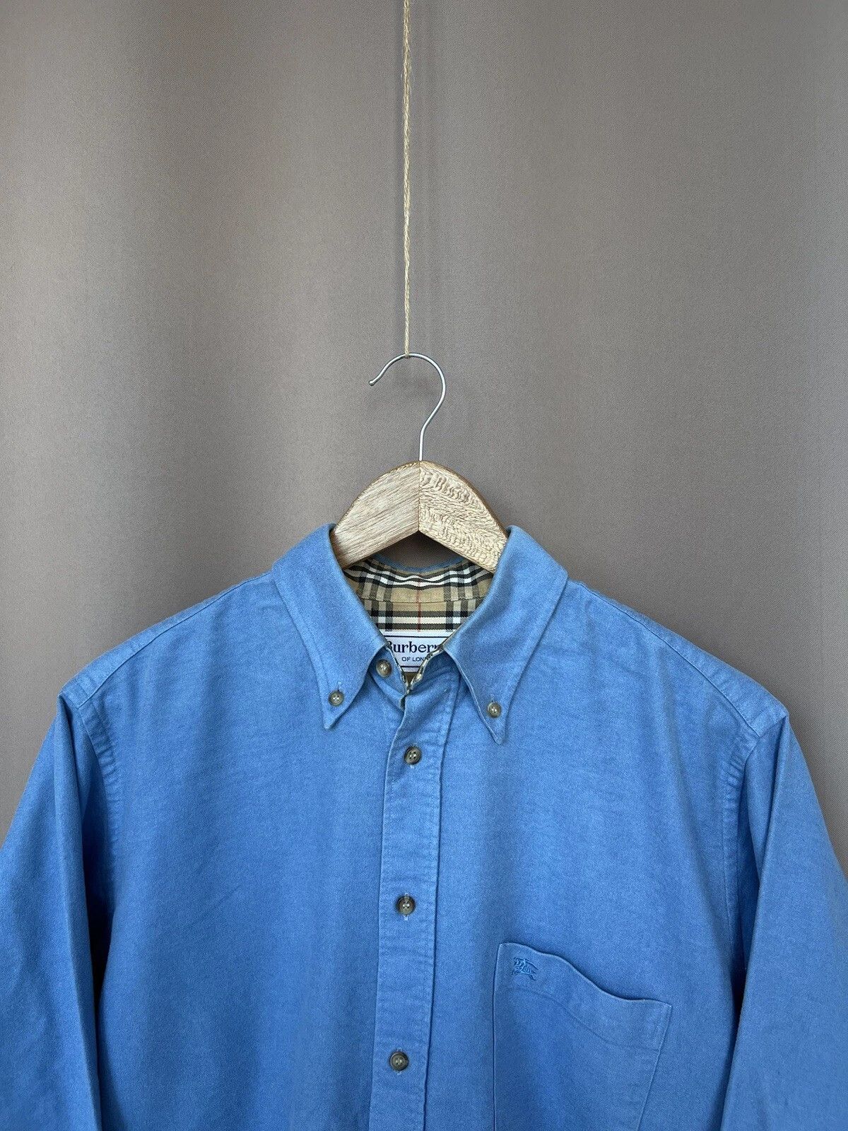 Burberry Burberry London Button Shirt Mens Size 40 or M Size US M / EU 48-50 / 2 - 2 Thumbnail