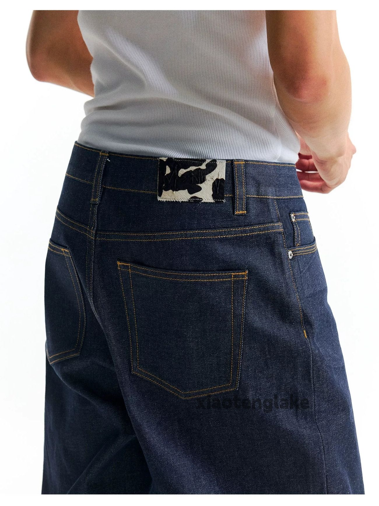 Designer × Jean × Vintage retro yuppie bootcut skate hiphop flared jeans Size US 30 / EU 46 - 7 Thumbnail