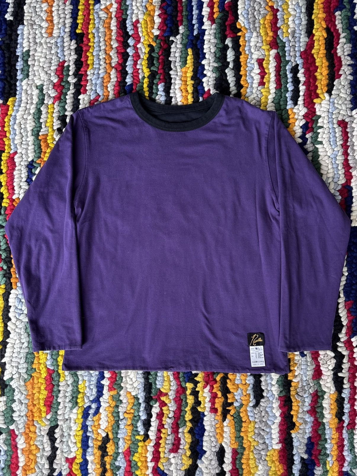 Japanese Brand Needles Reversible Double Layer Longsleeve Size US M / EU 48-50 / 2 - 3 Thumbnail