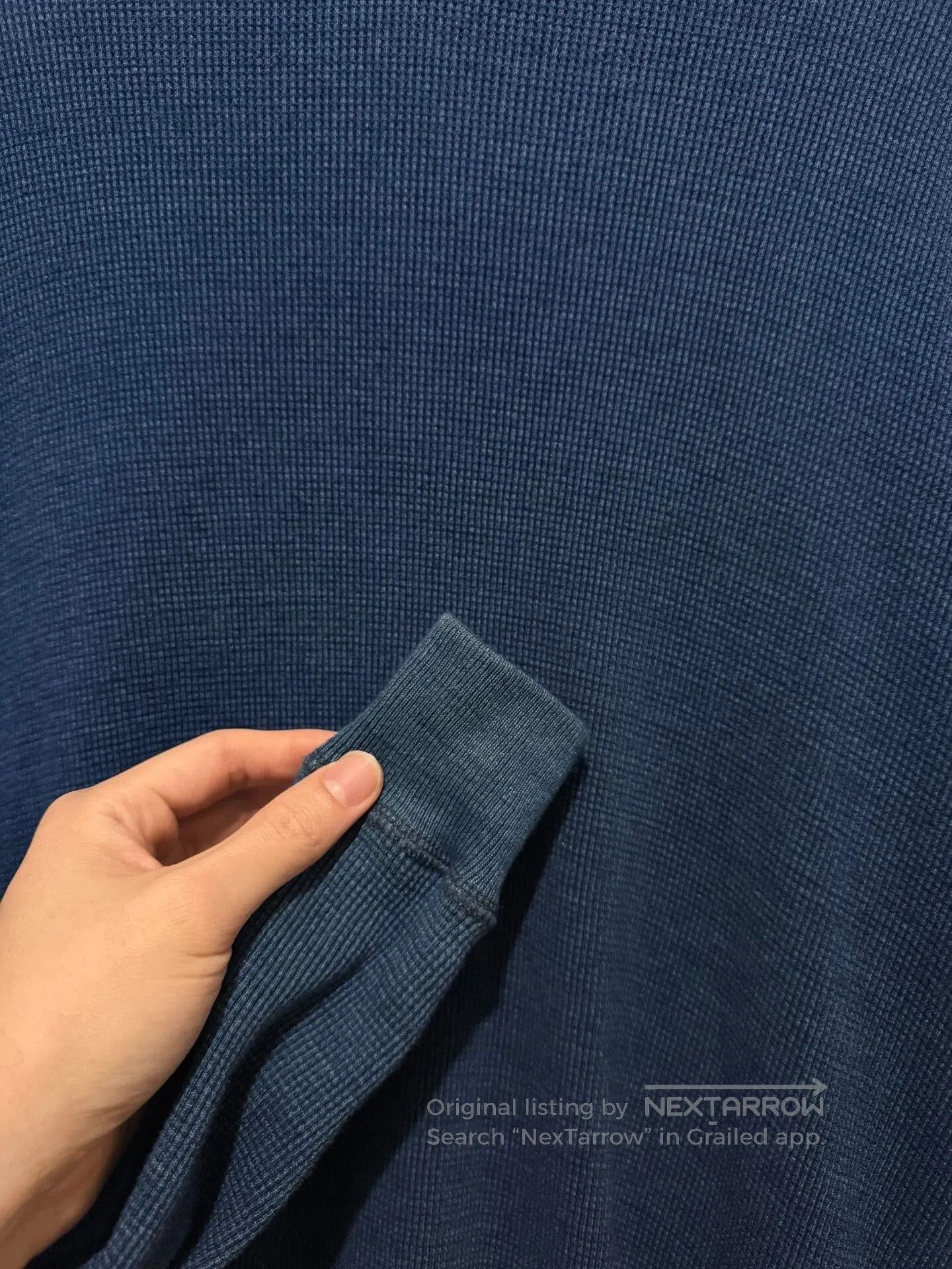 Porter Classic Porter Classic Indigo Thermal Turtleneck. Size US S / EU 44-46 / 1 - 4 Thumbnail