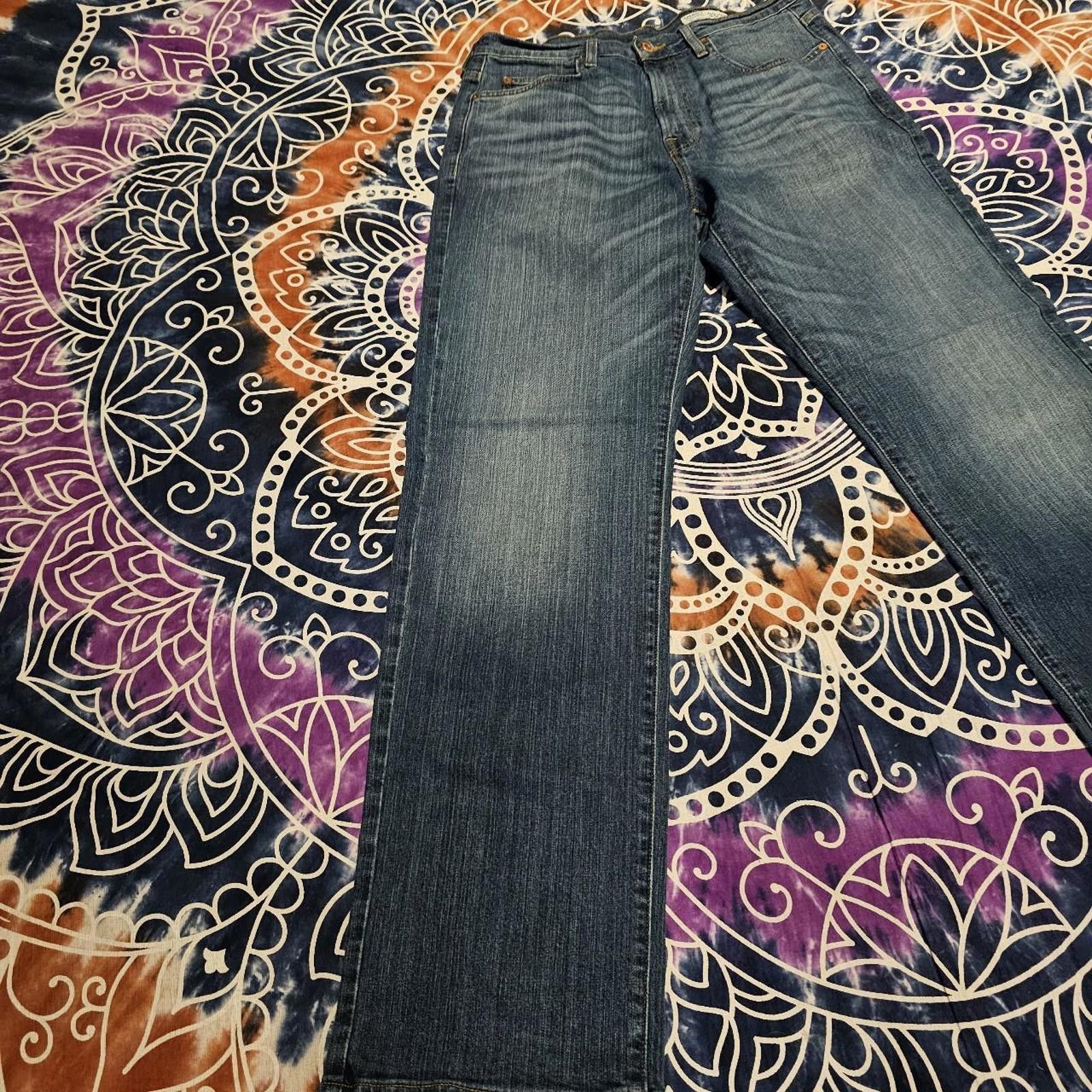 Cremieux Cremieux Men's Blue Jeans 33 x 34 Size US 33 - 2 Thumbnail