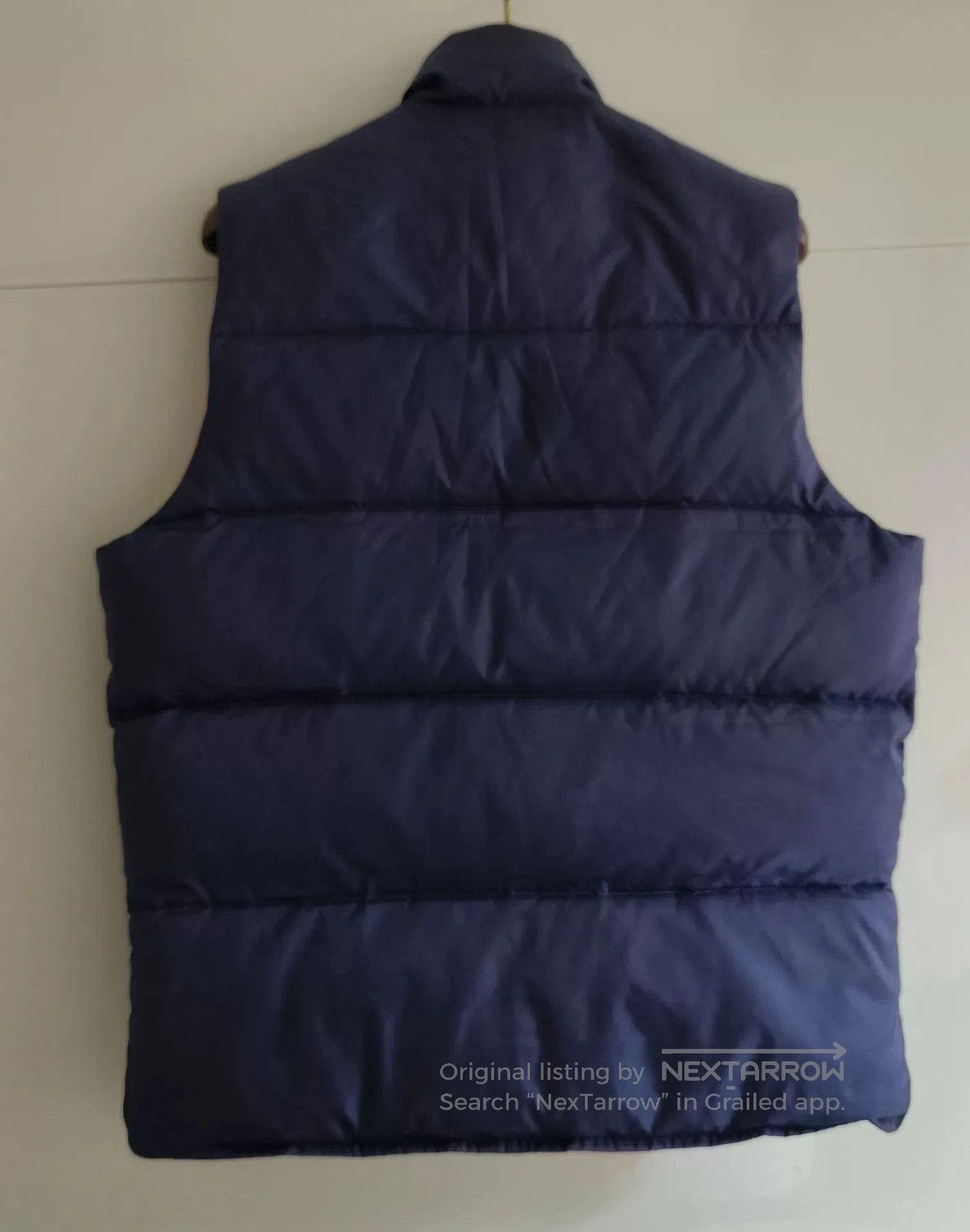 Tenderloin Down Vest in Dark Blue Color. Size US S / EU 44-46 / 1 - 3 Thumbnail