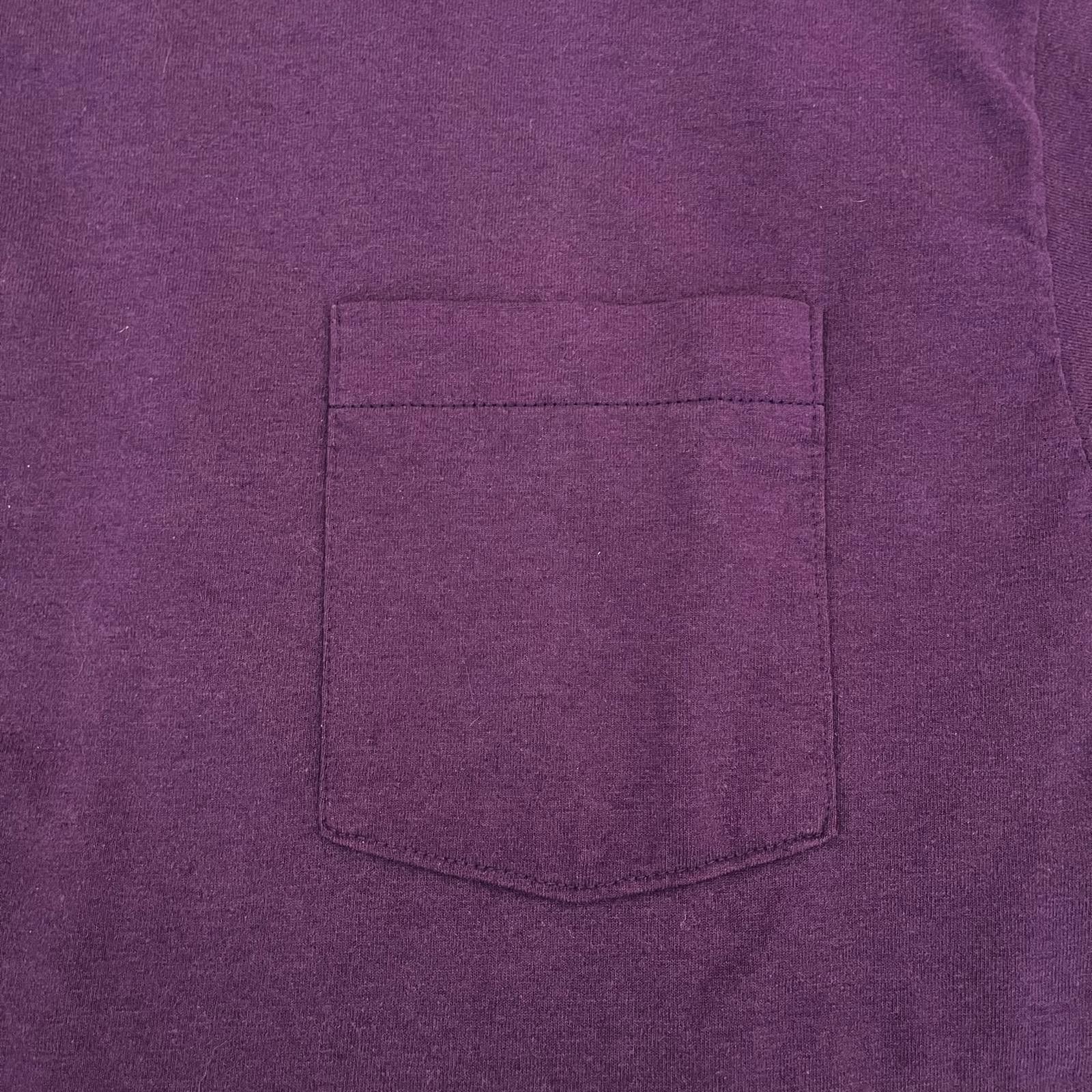 Designer VTG 90s BVD Brand Plain Front Pocket Single Stitch Tee Size US L / EU 52-54 / 3 - 4 Thumbnail