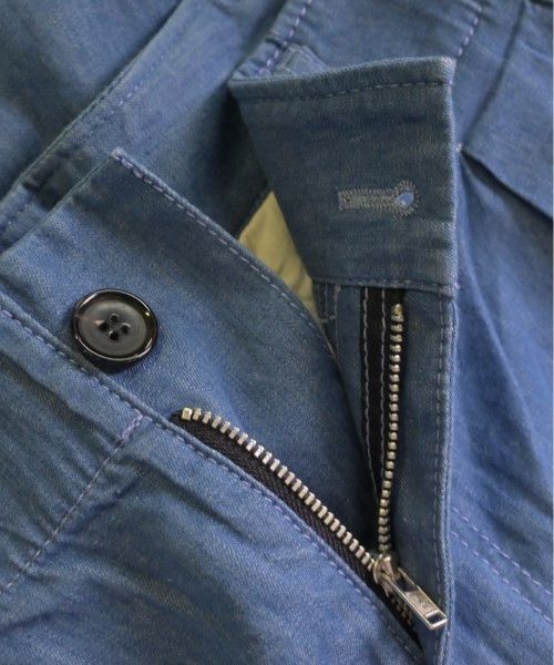 Comme des Garcons SHIRT Casual Pants Cotton Zipper Plain 2 Tucks Blue Size US 31 - 7 Thumbnail