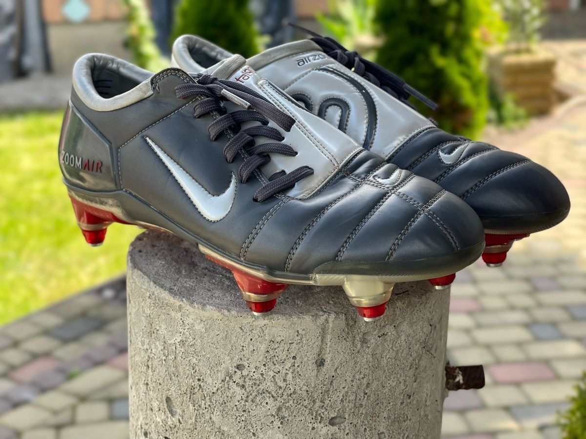 Vintage Vintage Nike Total 90 Air Zoom Gray Football Soccer Cleats Size US 8 / EU 41 - 3 Thumbnail