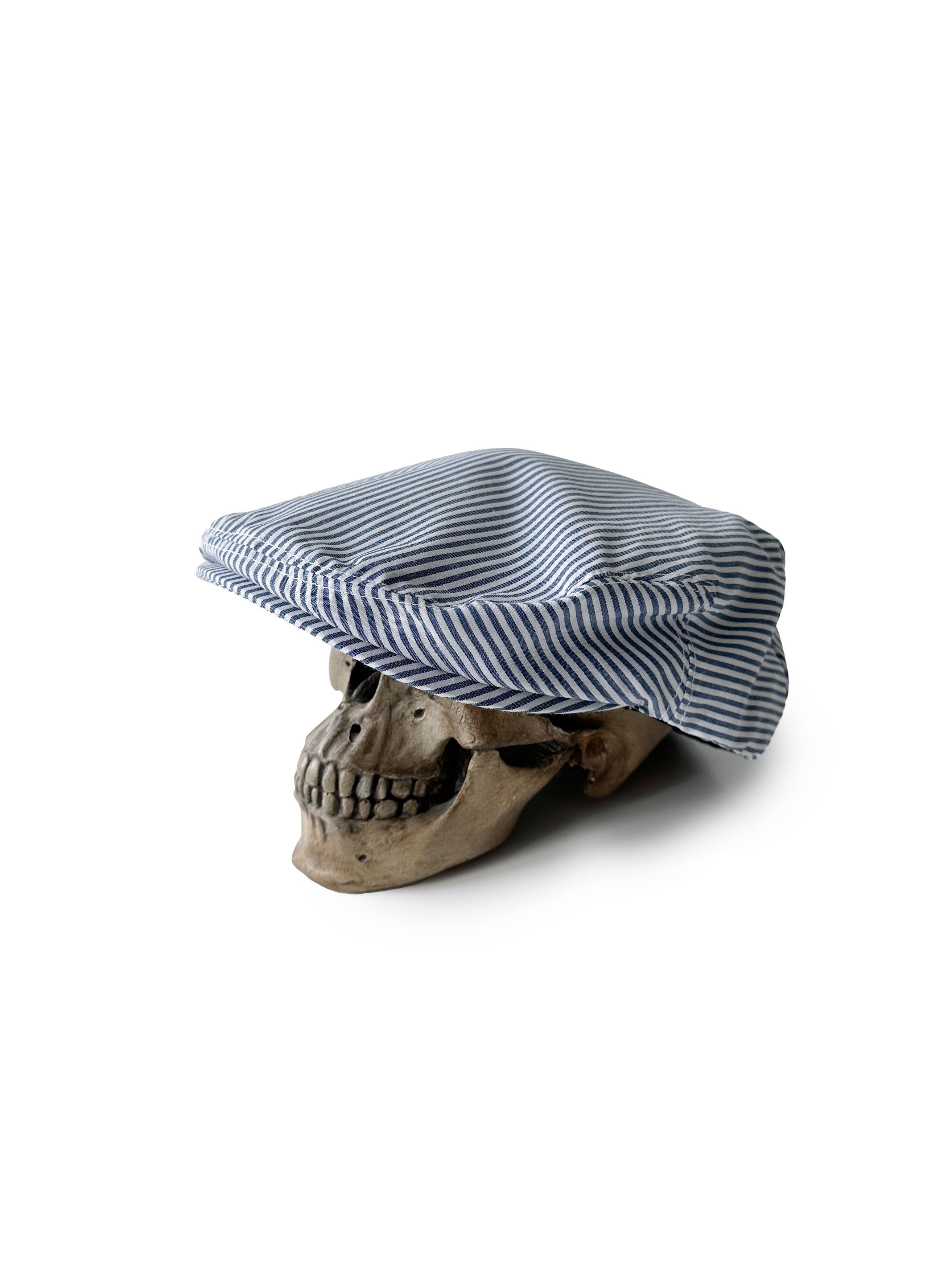 Brioni Brioni white striped light flatcap Size ONE SIZE - 1 Thumbnail