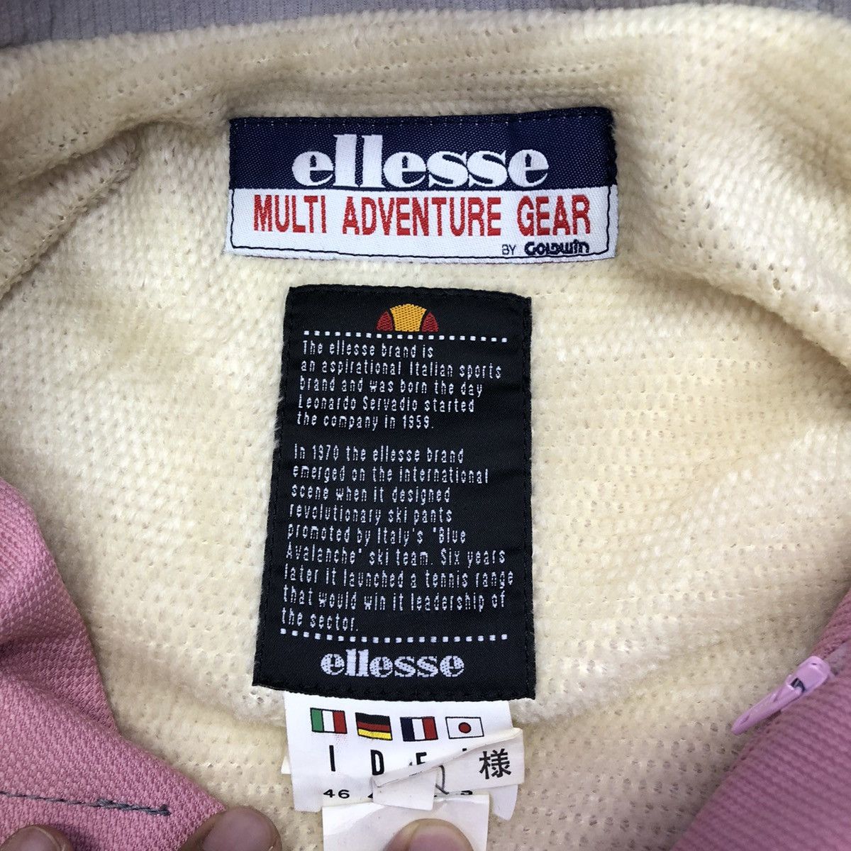 Ellesse × Goldwin Vintage Ellesse Goldwin Entrant Half Zipper Ski Jacket Size US S / EU 44-46 / 1 - 15 Thumbnail