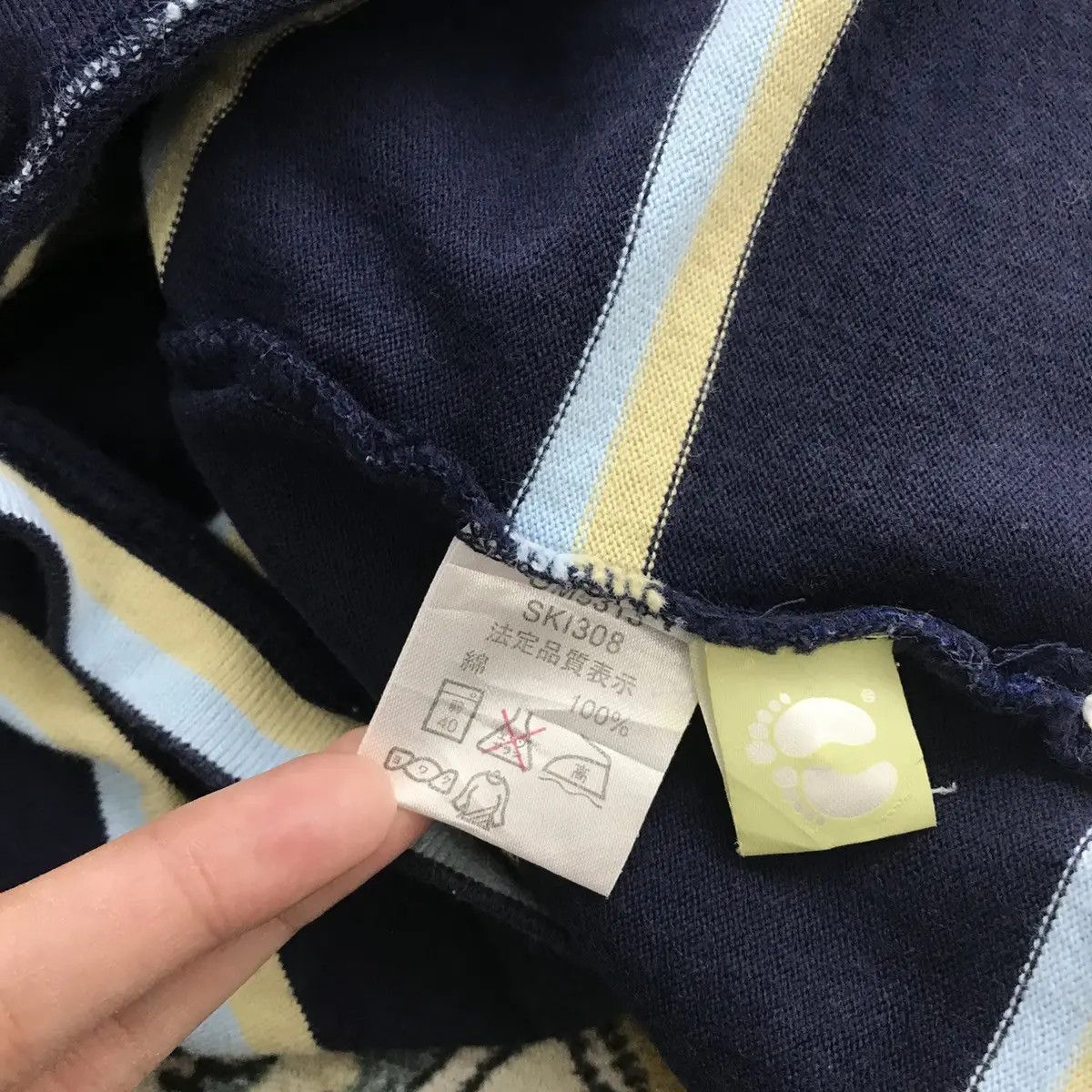 Hang Ten × Vintage Vintage HANG TEN HAWAII Striped Rugby Polo Tee Shirt Top Size US L / EU 52-54 / 3 - 7 Thumbnail