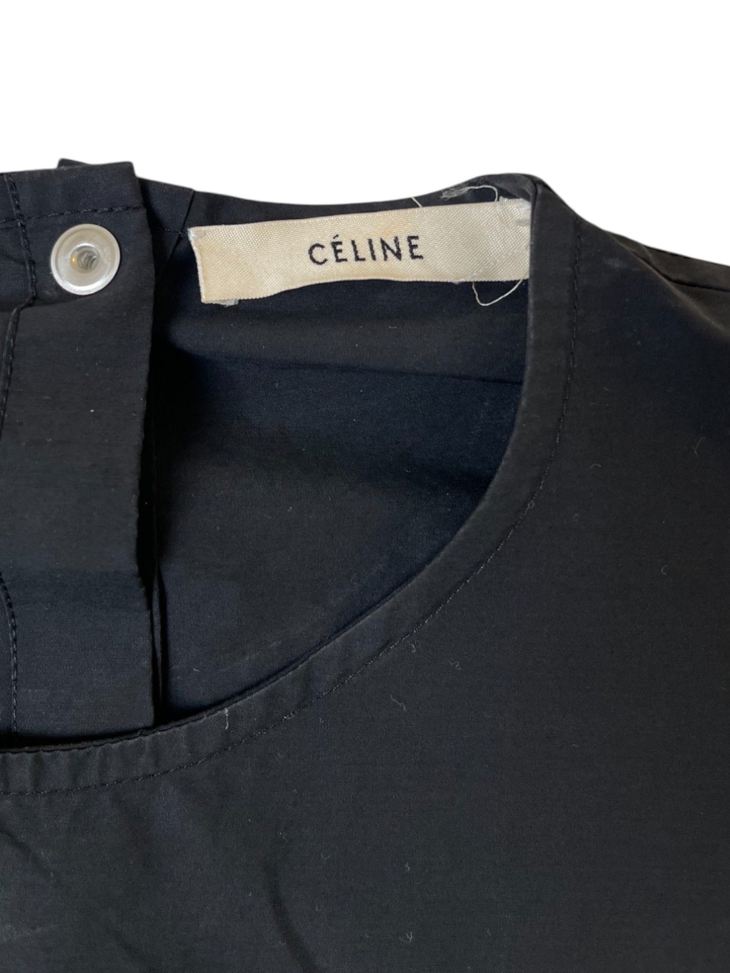 Celine × Phoebe Philo Asymmetric Zipped Sleeveless Tank Top Size M / US 6-8 / IT 42-44 - 7 Thumbnail