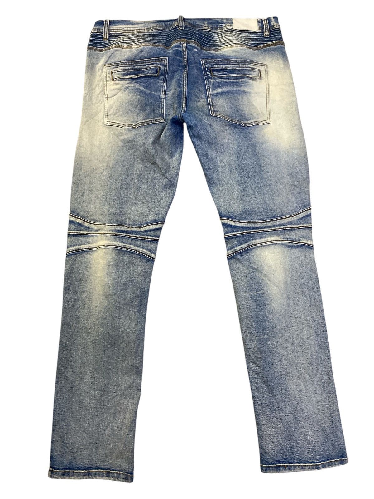 Designer Rare 11 4 14 11 Biker Denim Distressed Size US 38 / EU 54 - 11 Thumbnail