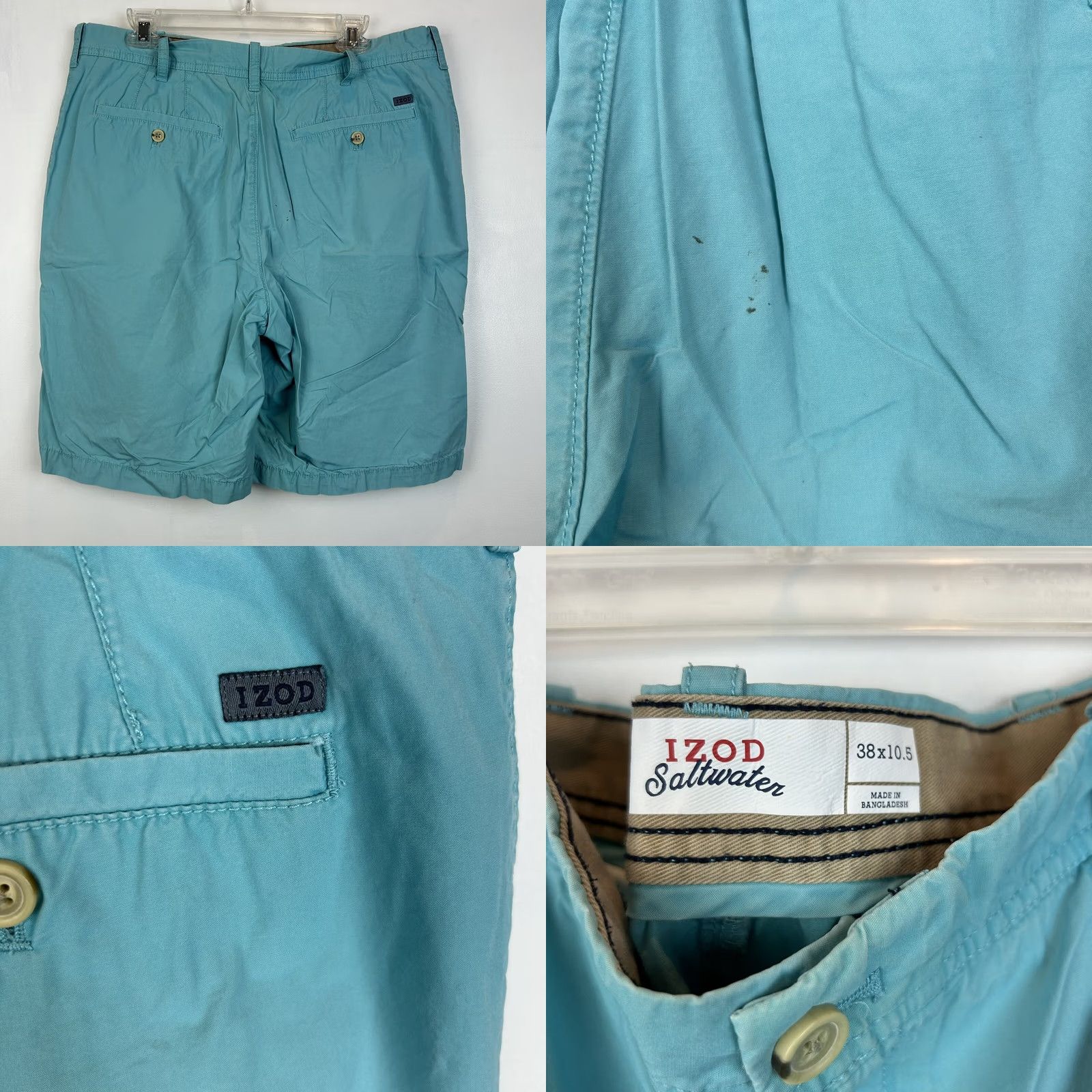 Izod IZOD Saltwater Shorts Men 38 Casual Flat Front Lightweight Pockets Lot of 2 Flaw Size US 40 / EU 56 - 8 Thumbnail