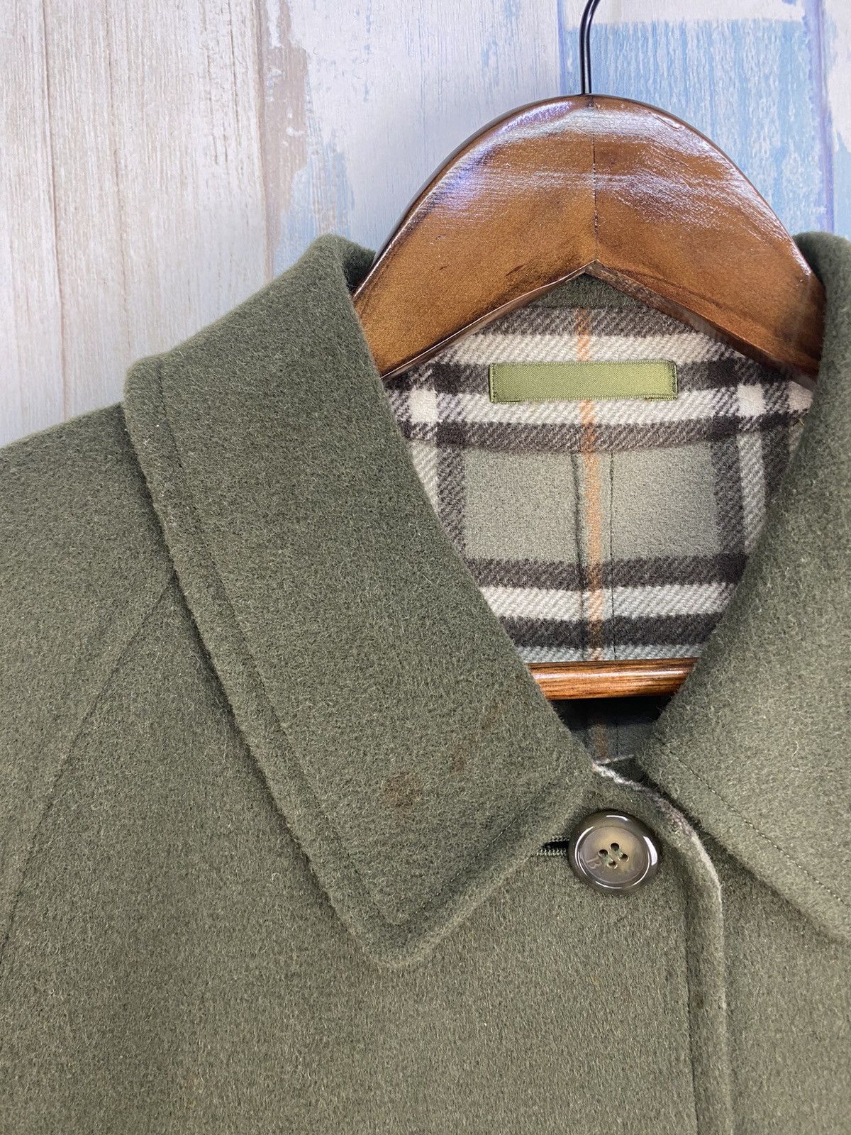 Burberry Prorsum × Vintage Vintage Burberrys Prorsum Nova Check Wool Jacket Size US L / EU 52-54 / 3 - 8 Thumbnail