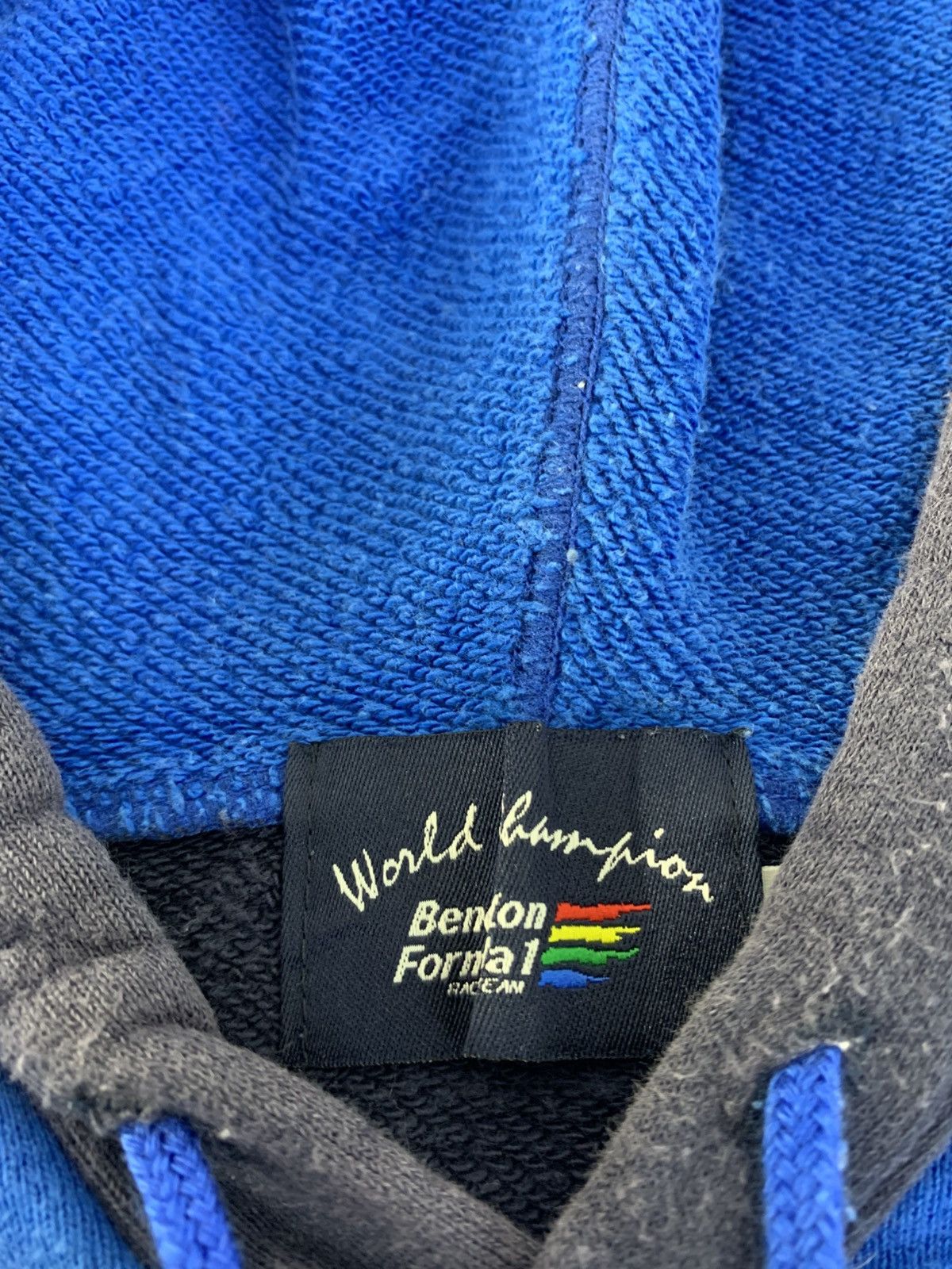 Benetton 90s Benetton Formula 1 Racing Team Bss-f1 Hooded Sweatshirt Size US L / EU 52-54 / 3 - 6 Thumbnail