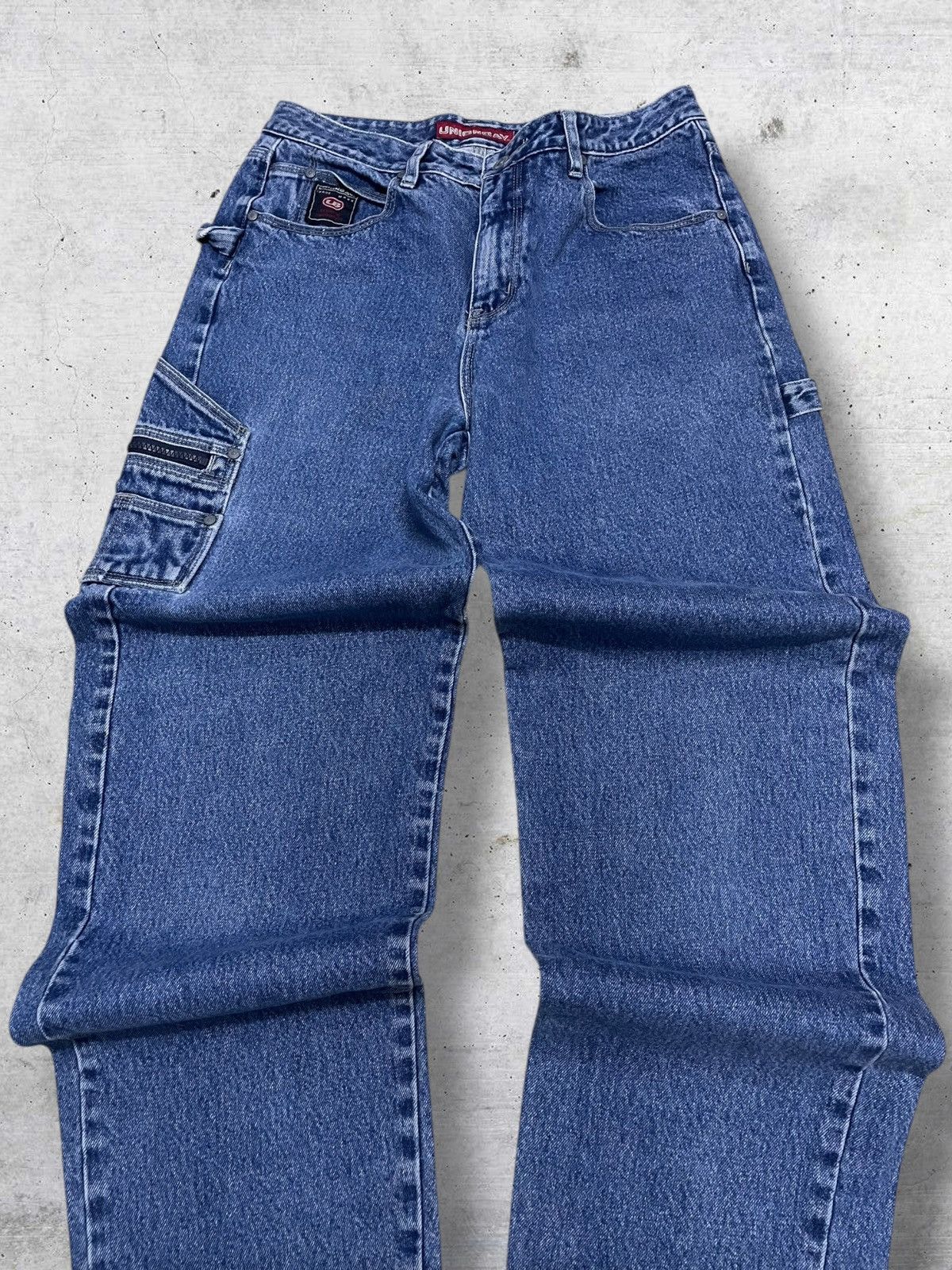 Japanese Brand VINTAGE UNION BAY JAPAN DESIGNER 90S CARPENTER BAGGY DENIM Size US 30 / EU 46 - 4 Thumbnail