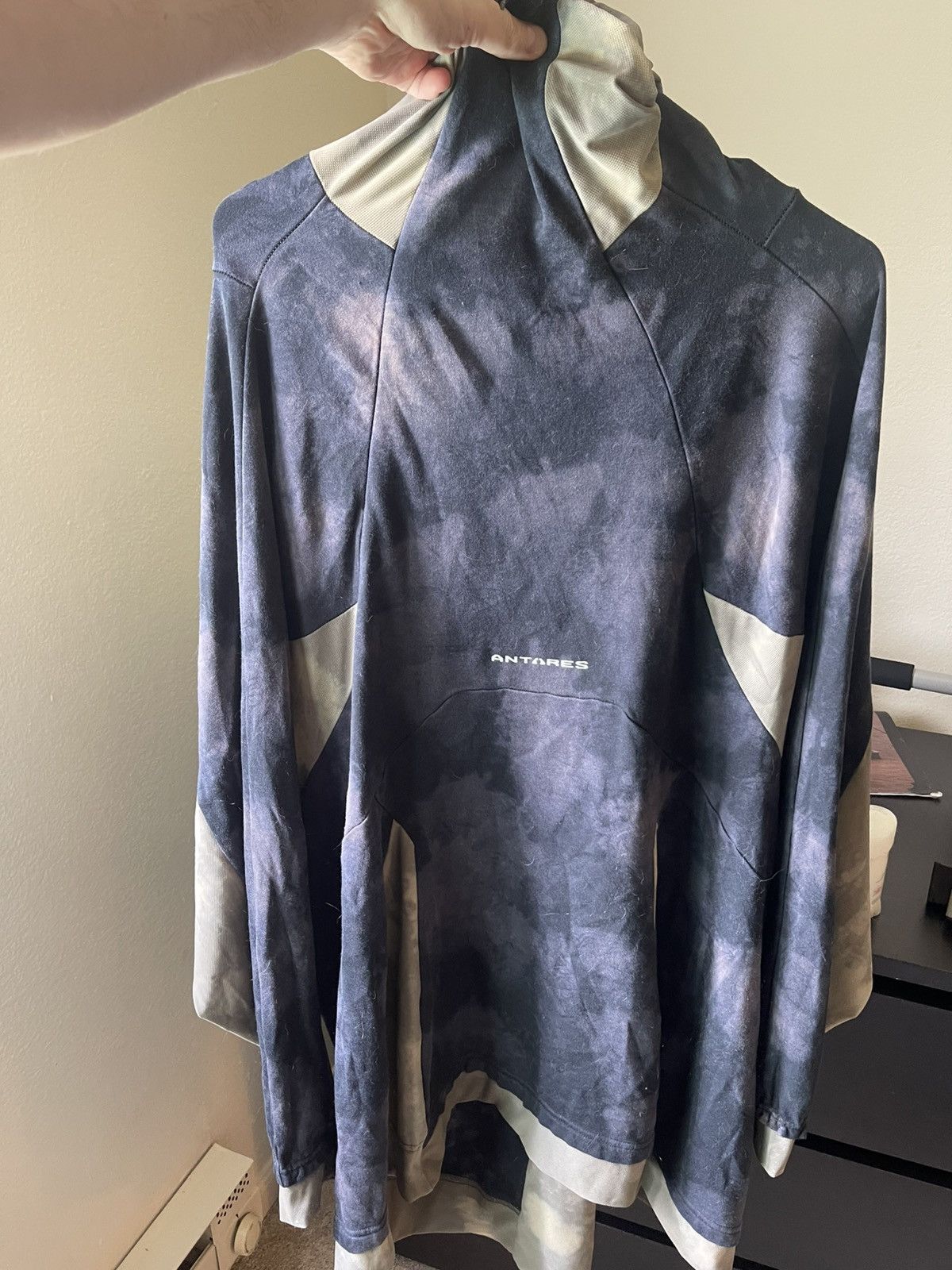 Hamcus Printed Contrast Knit Panel Hoodie Size US L / EU 52-54 / 3 - 12 Thumbnail