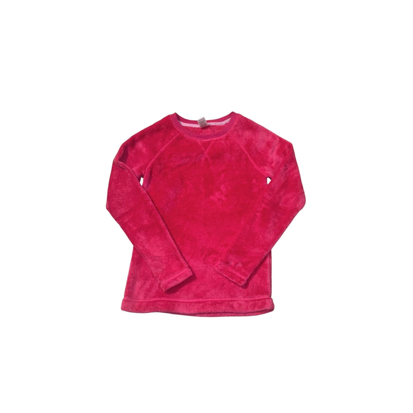 Other Pink Plush Velour Fleece Pullover Long Sleeve Sweatshirt XS Size XS / US 0-2 / IT 36-38 - 2 Thumbnail
