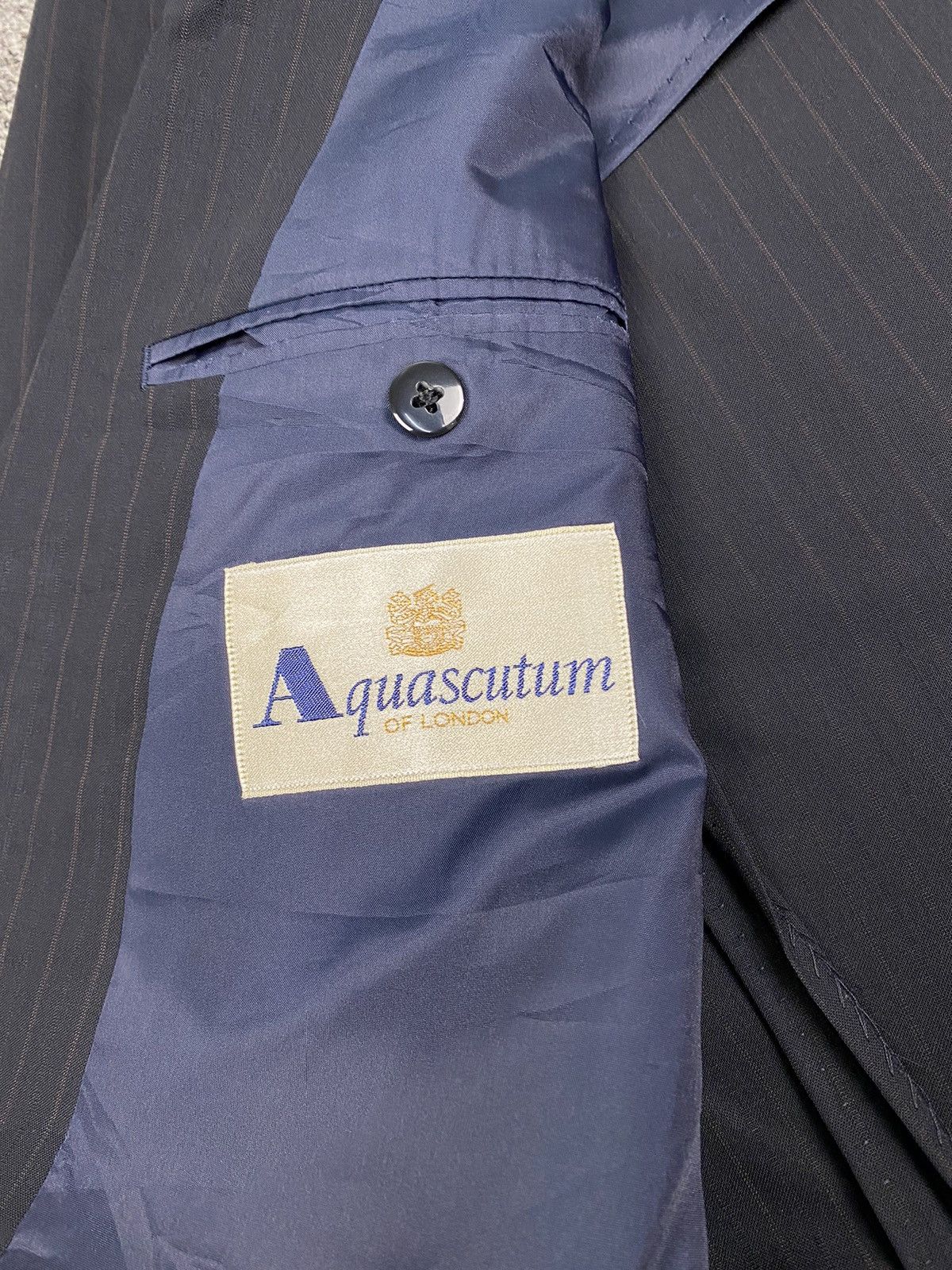 Aquascutum Stripe Work Jacket Size US L / EU 52-54 / 3 - 5 Thumbnail