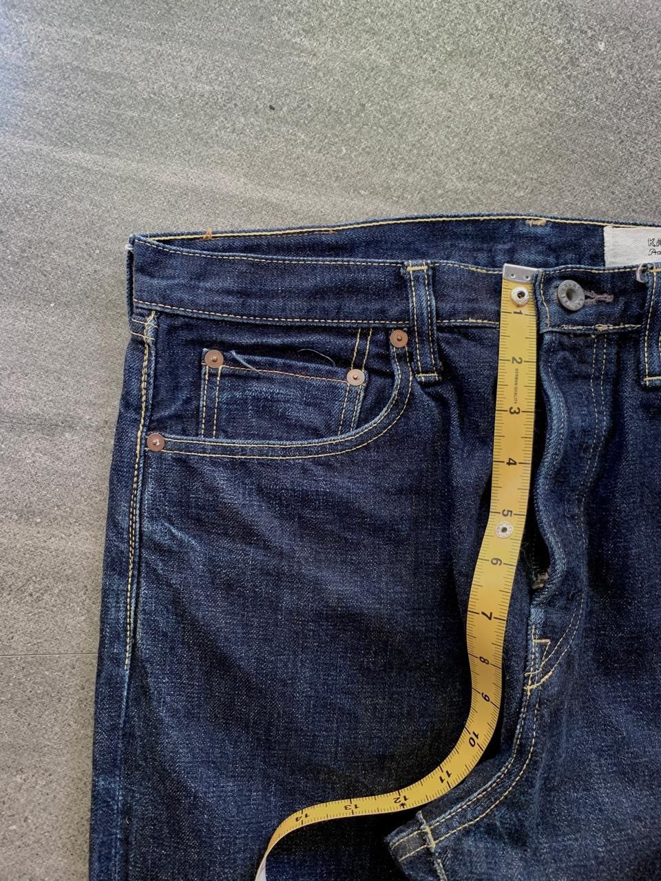Kapital FREE TAX! Indigo Raw Denim Jeans Size US 34 / EU 50 - 17 Thumbnail