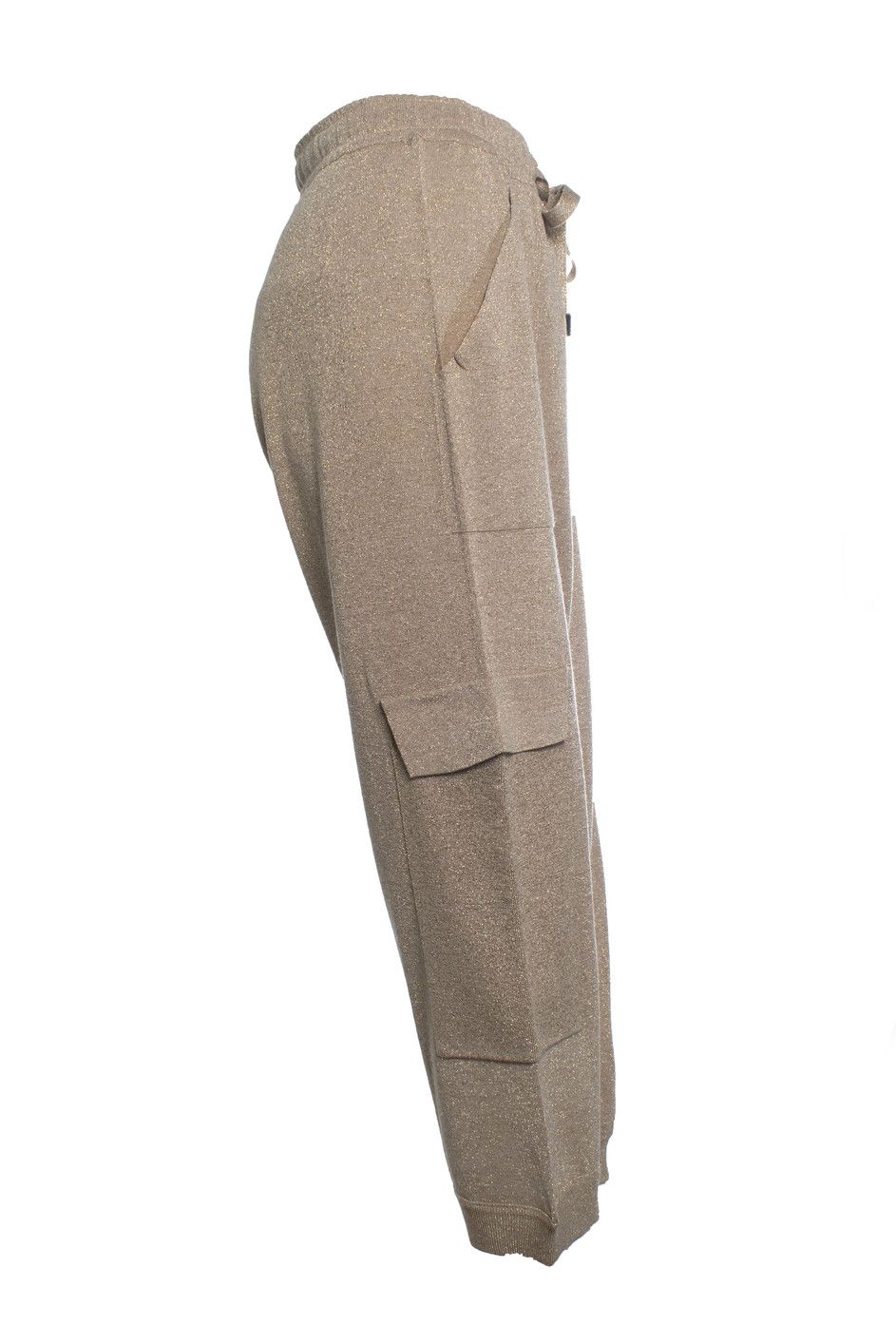 Other Circus Hotel, gold metallic cargo trousers Size 27" / US 4 / IT 40 - 4 Thumbnail