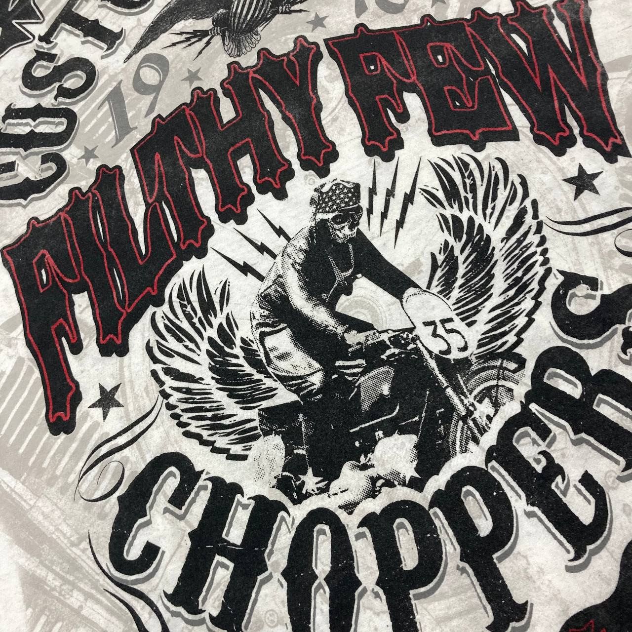 West Coast Choppers Vintage Filthy Few Custom Made Choppers Motorcycle Tee Size US XXL / EU 58 / 5 - 3 Thumbnail