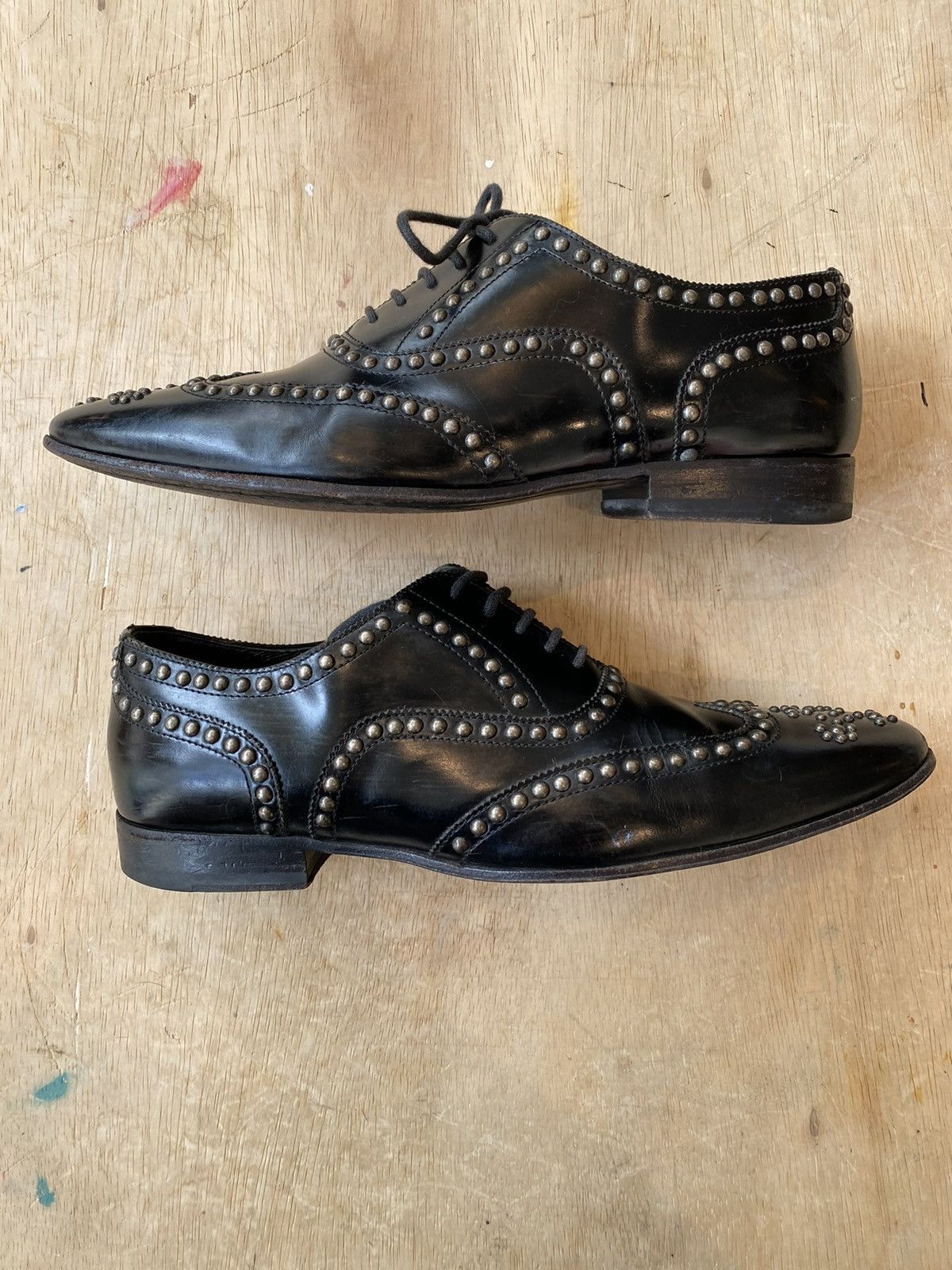 Saint Laurent Paris Saint Laurent Studded Derby Size 8 Size US 8 / EU 41 - 7 Thumbnail