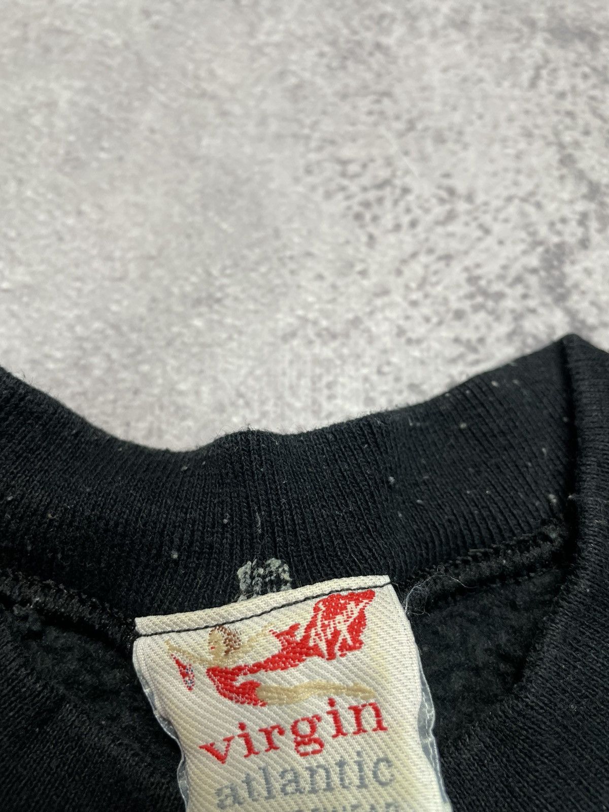 Other Vtg 90s Virgin Atlantic Ad Retro Airline Swt L/XL Size US L / EU 52-54 / 3 - 6 Thumbnail