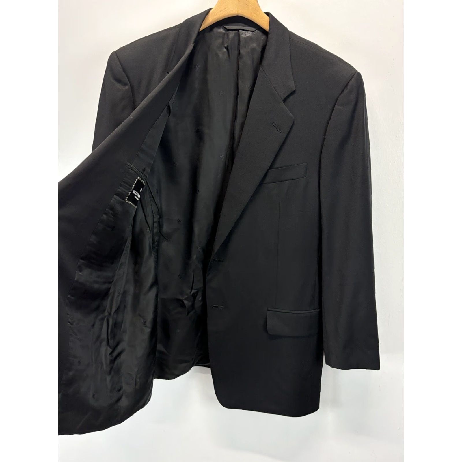 Vintage VINTAGE Hickey Freeman Blazer Wool 2-Button Black 42R Men’s Blazer N/A? (Hold) Size 42R - 5 Thumbnail