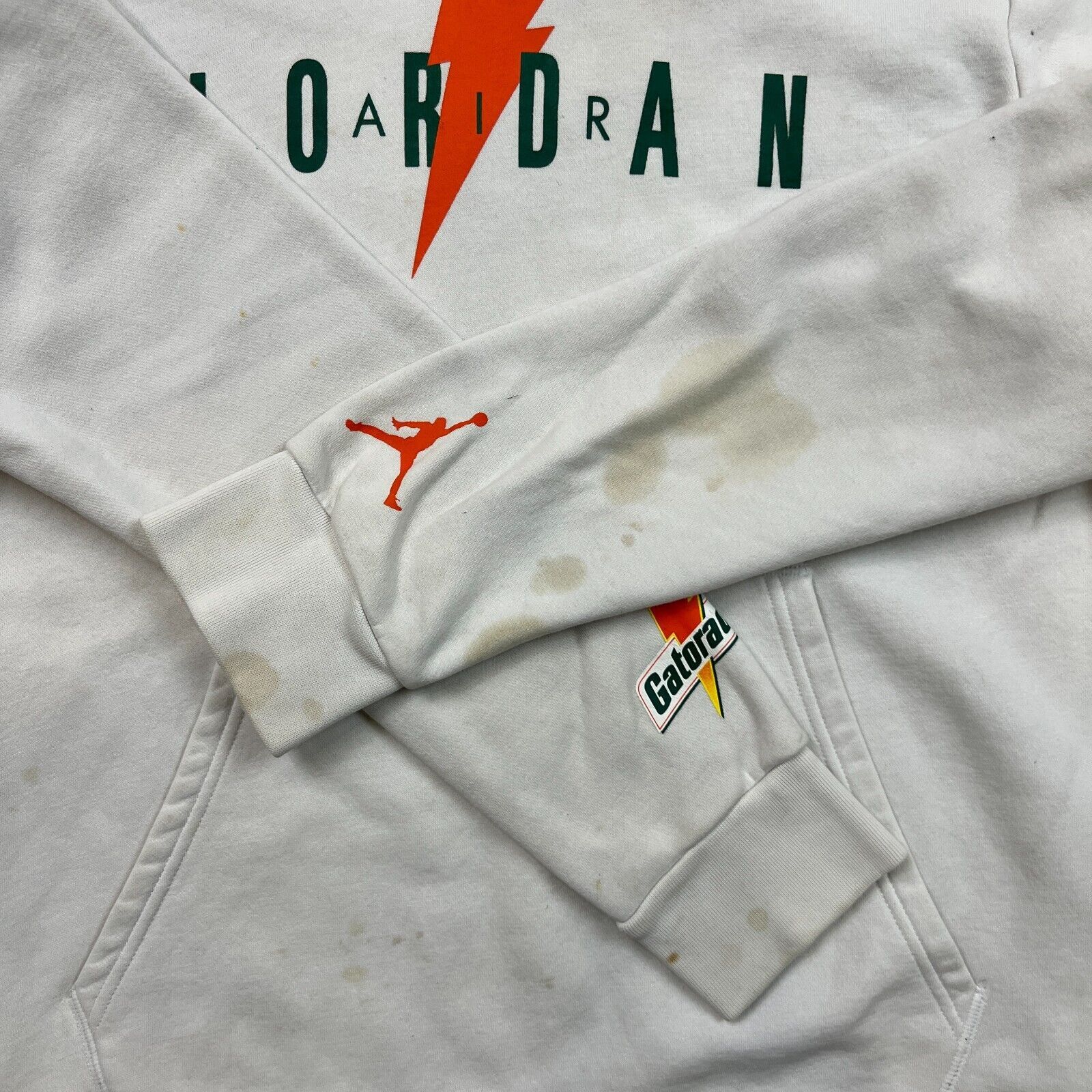 Jordan Brand Nike Air Jordan Hoodie Gatorade Sportswear Fleece Sweatshirt Size US L / EU 52-54 / 3 - 6 Thumbnail