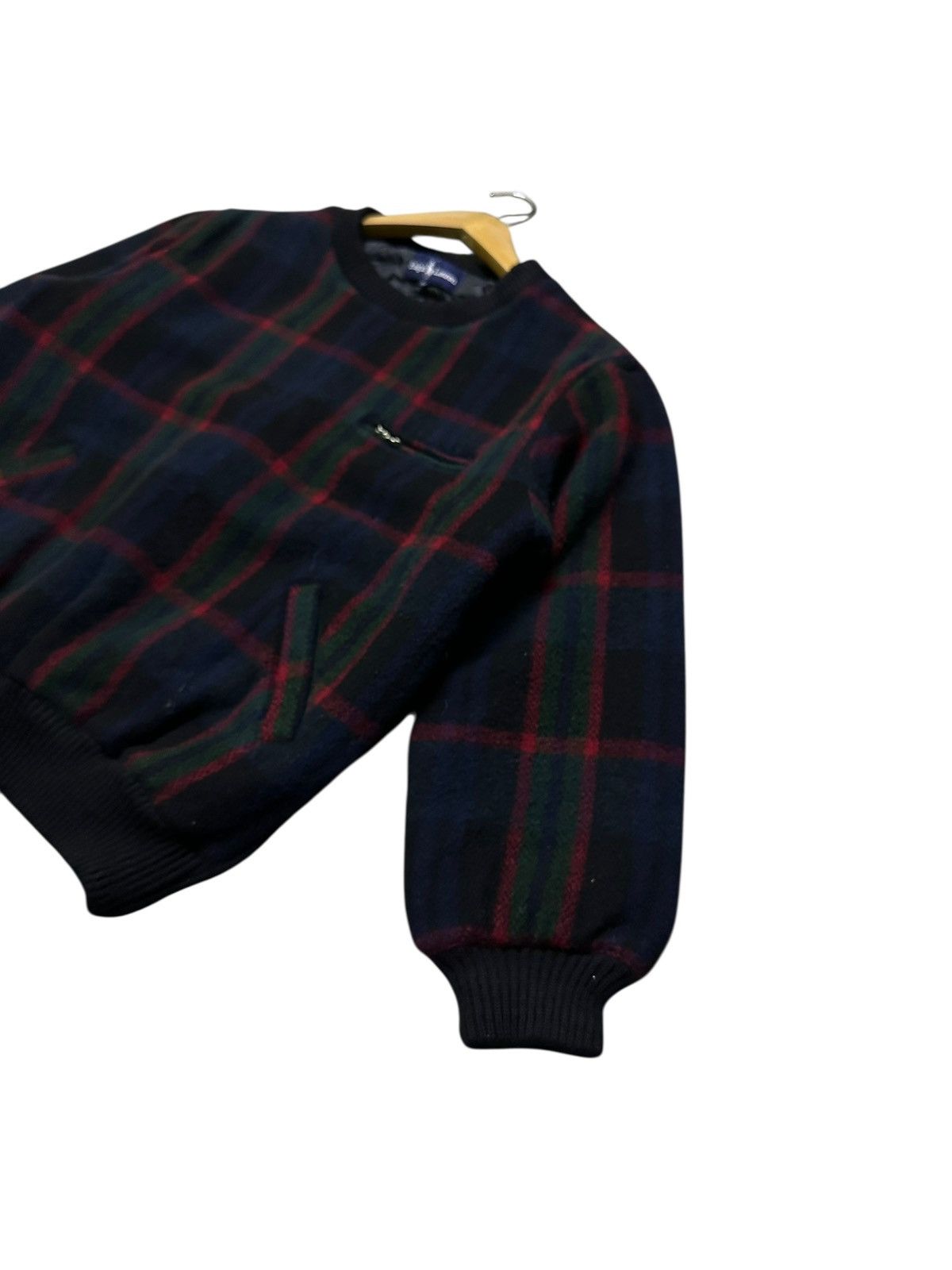 Polo Ralph Lauren Polo ralph laurent tartan wool sweatshirt Size US L / EU 52-54 / 3 - 4 Thumbnail