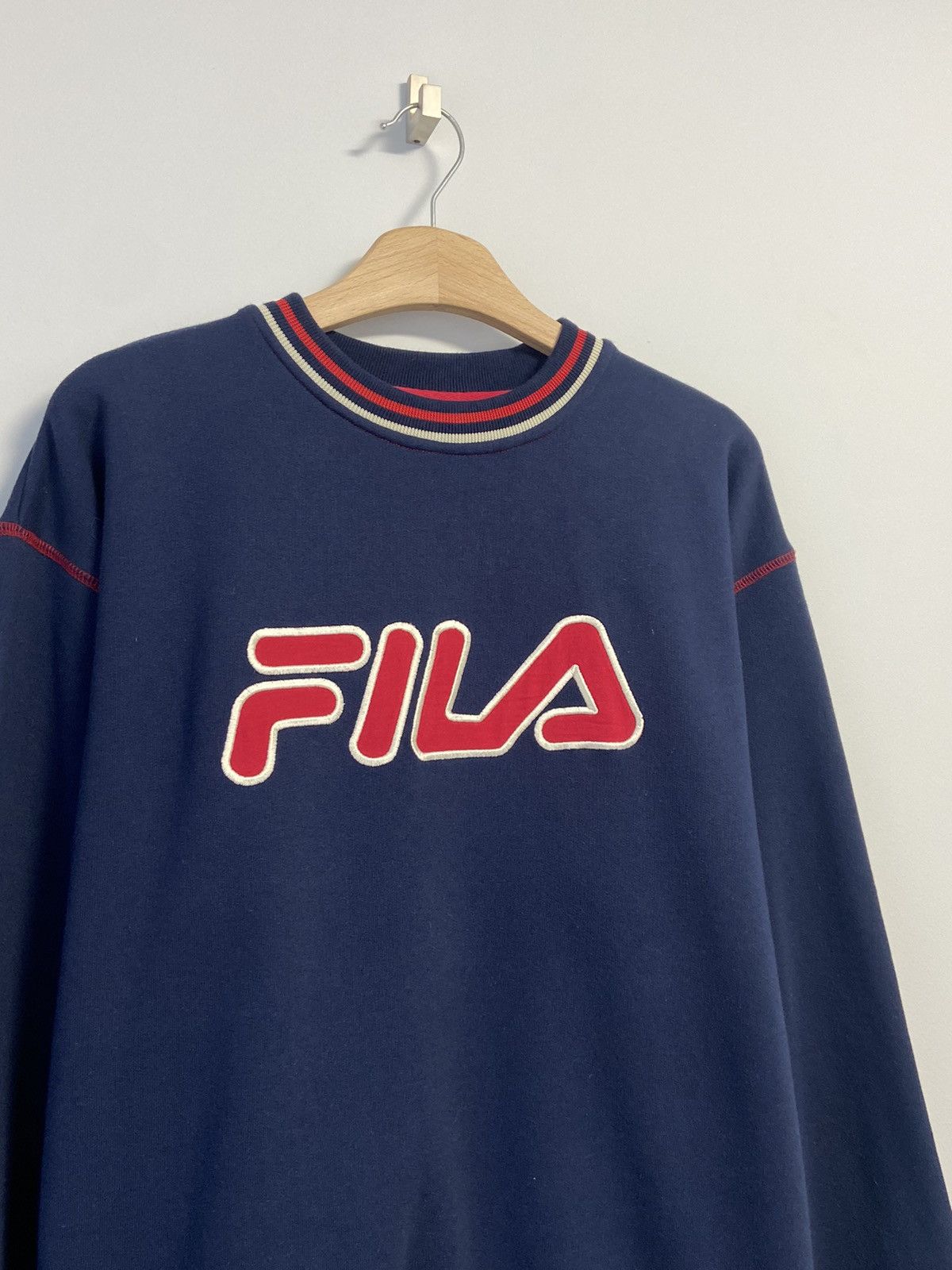 Fila Fila Vintage Sweatshirt 90’s Logo y2k style Size US L / EU 52-54 / 3 - 2 Thumbnail