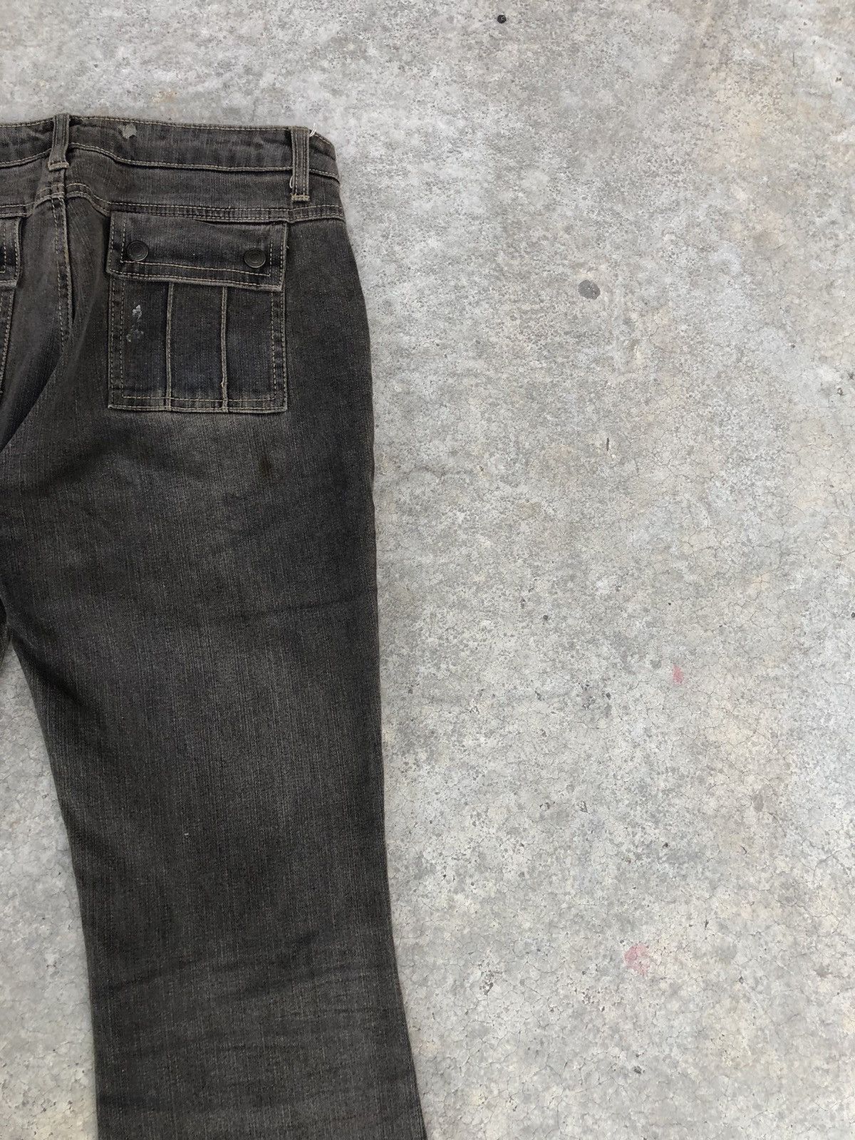 If Six Was Nine Japanese Back Rush Flared Jeans Distressed Size US 30 / EU 46 - 11 Thumbnail