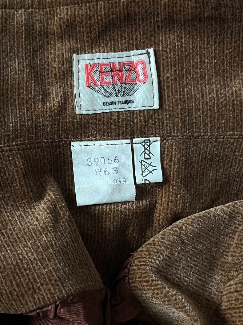 Kenzo KENZO Brown suede high waist skirt vintage Size 27" / US 4 / IT 40 - 3 Thumbnail