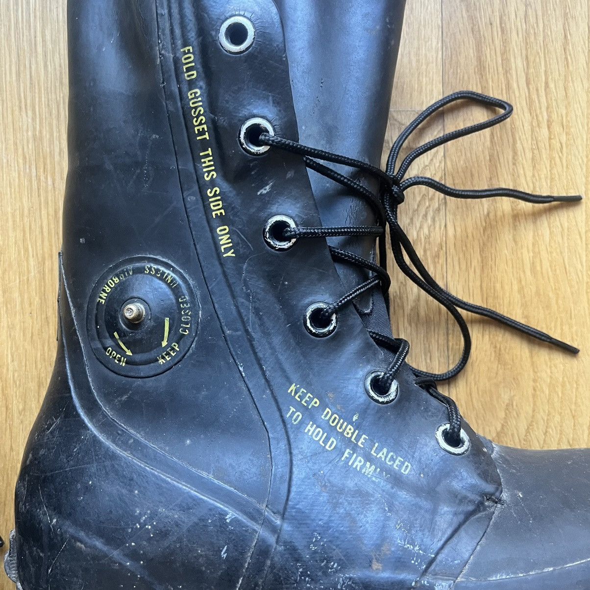 Bata 1980s Bata Mickey Mouse Black Military Boots Raf Simons FW14 Size US 8 / EU 41 - 3 Thumbnail